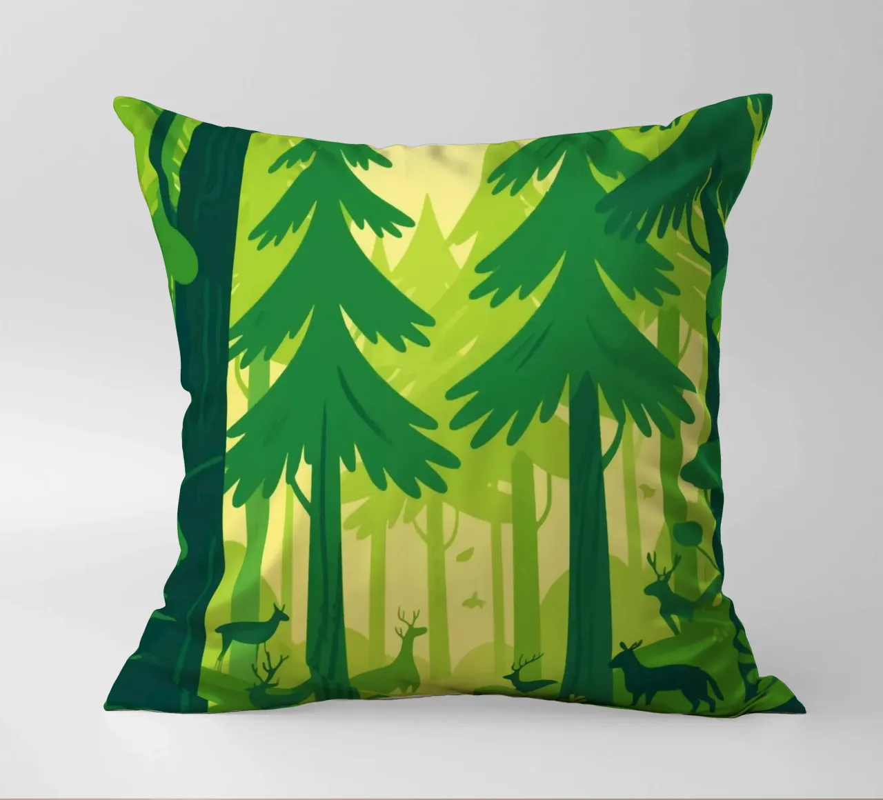 Foresta di animali cuscino da knowledge