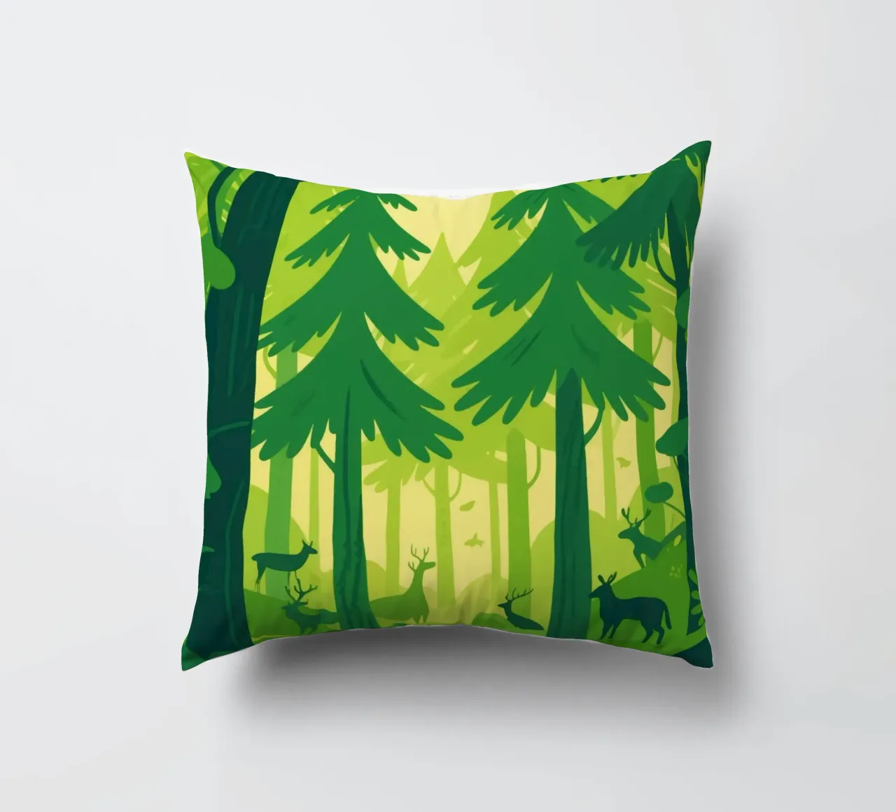 Foresta di animali cuscino da knowledge