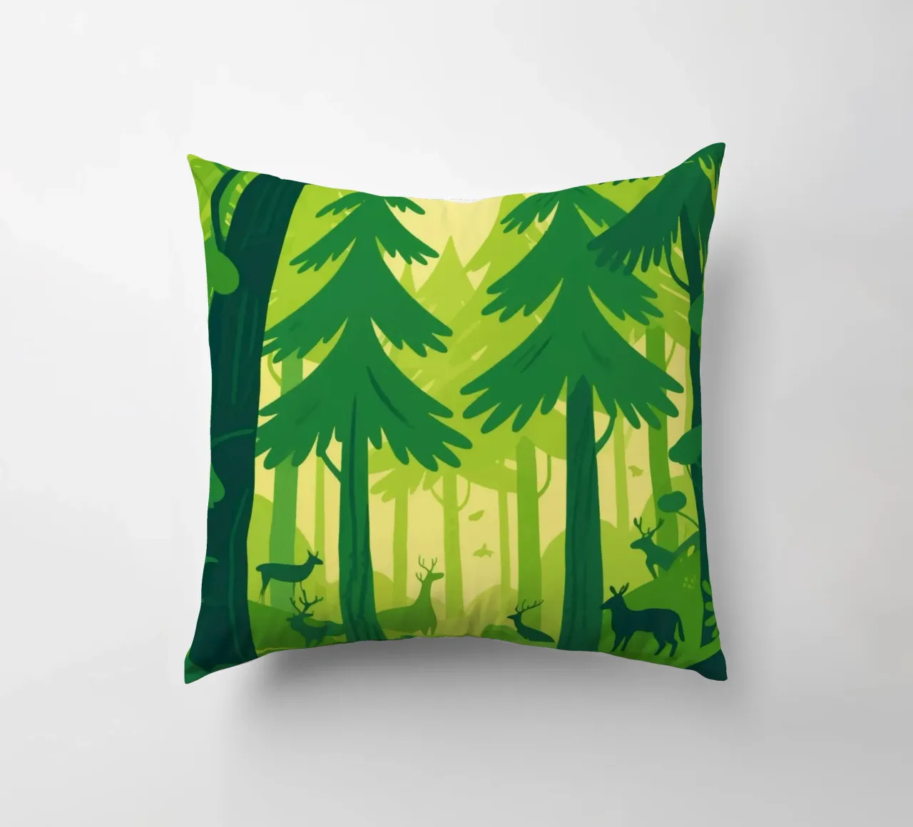 Foresta di animali cuscino da knowledge
