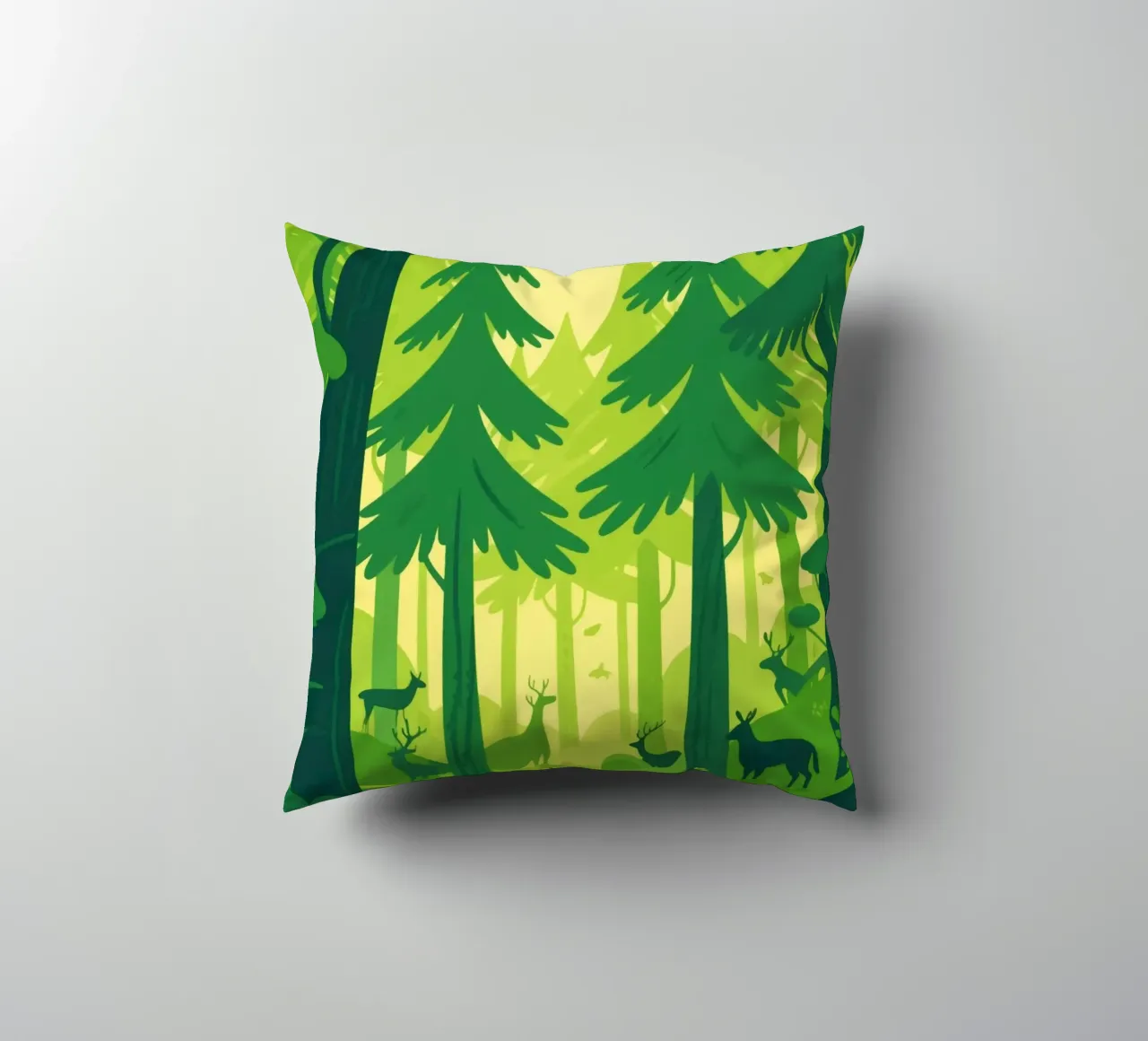 Foresta di animali cuscino da knowledge