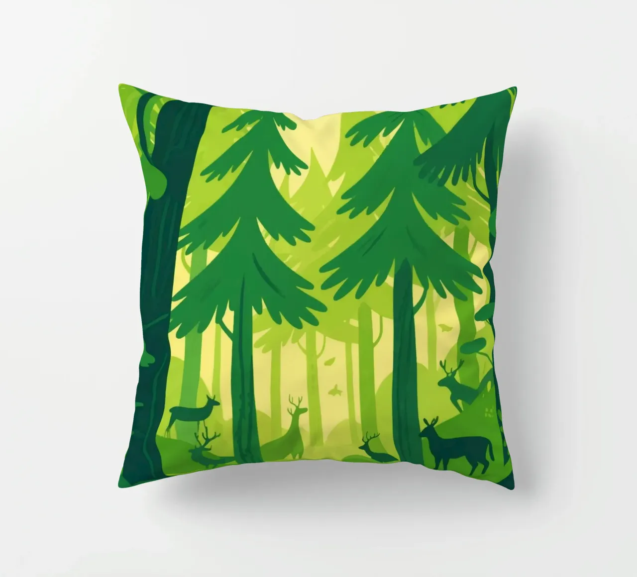 Foresta di animali cuscino da knowledge