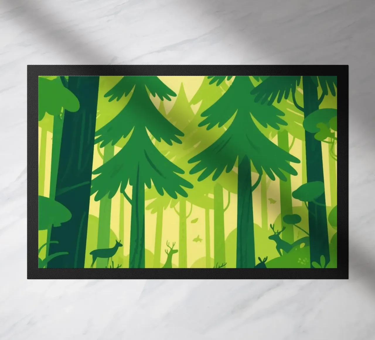 Foresta di animali zerbino da knowledge
