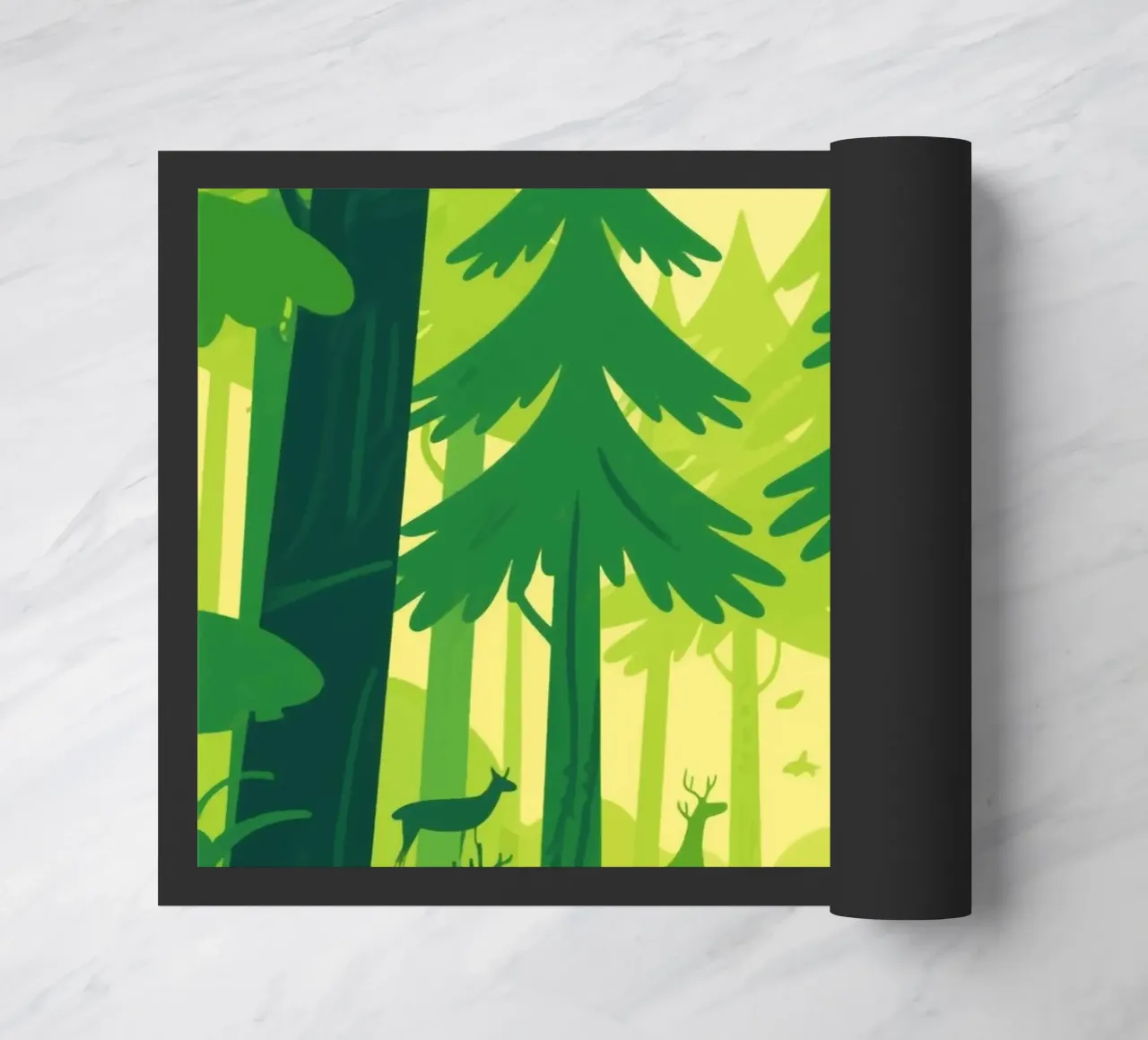 Foresta di animali zerbino da knowledge
