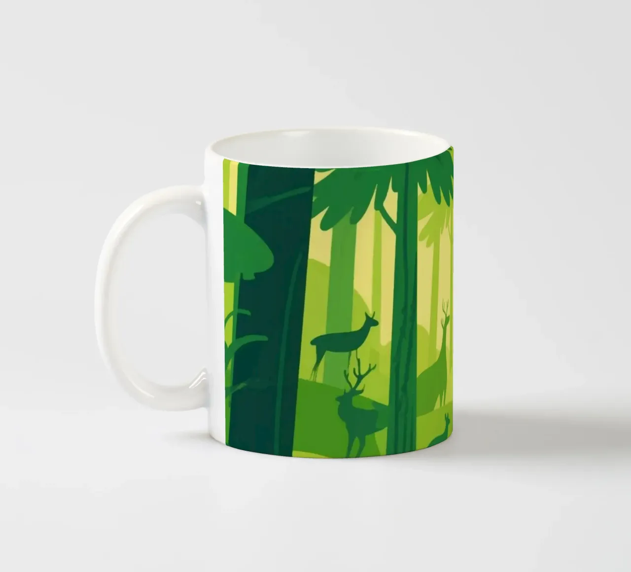 Foresta di animali tazza in ceramica da knowledge