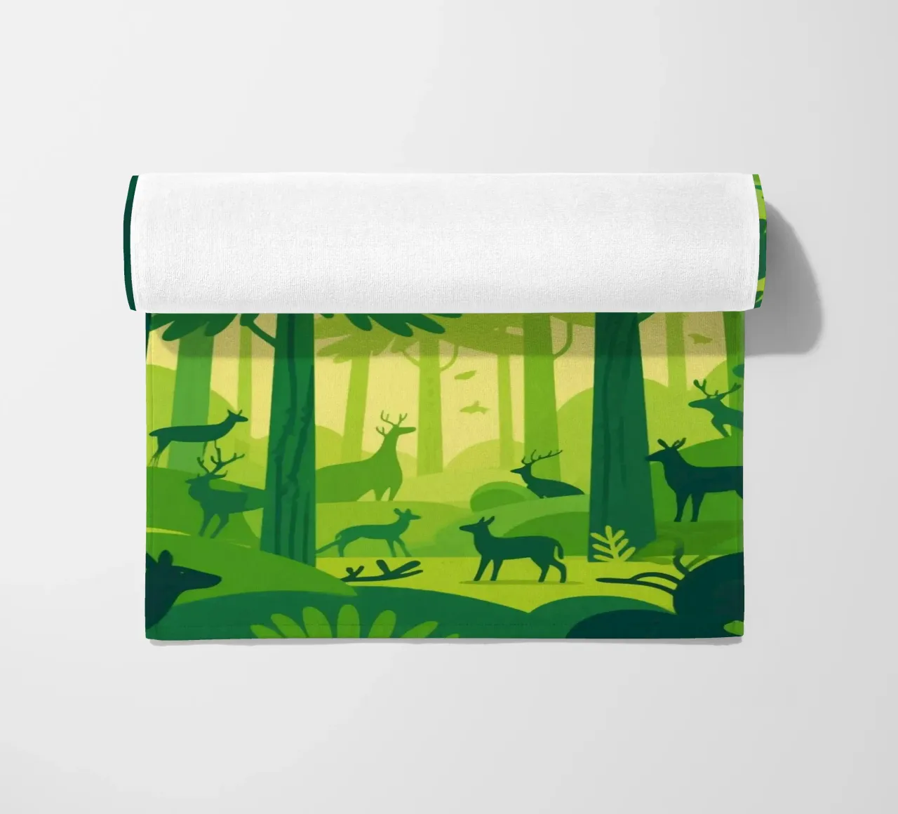 Foresta di animali telo mare da knowledge