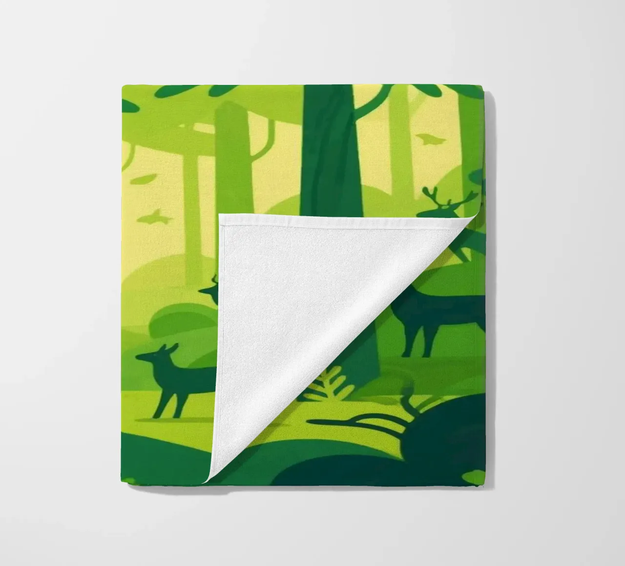 Foresta di animali telo mare da knowledge