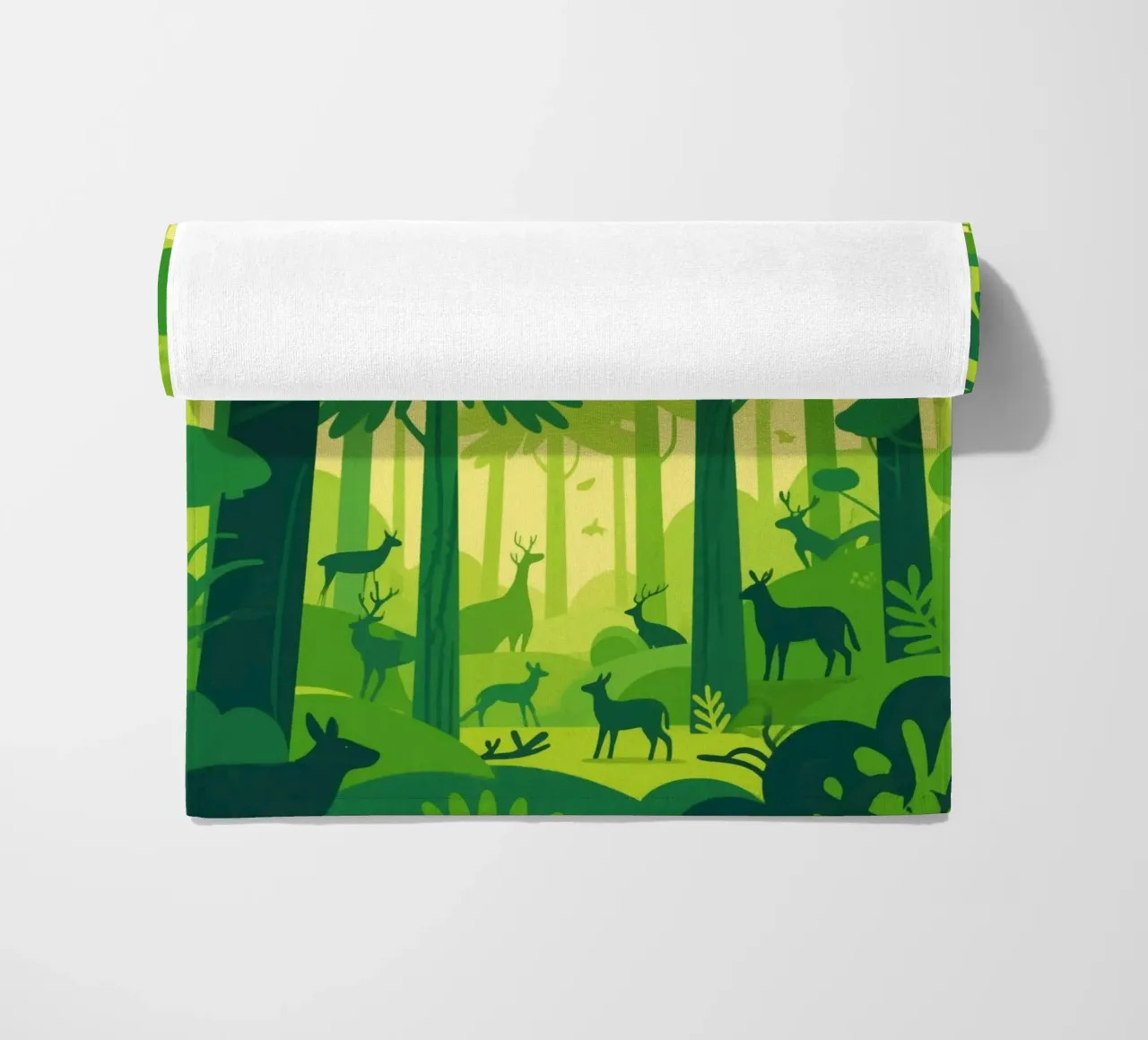 Foresta di animali telo mare da knowledge