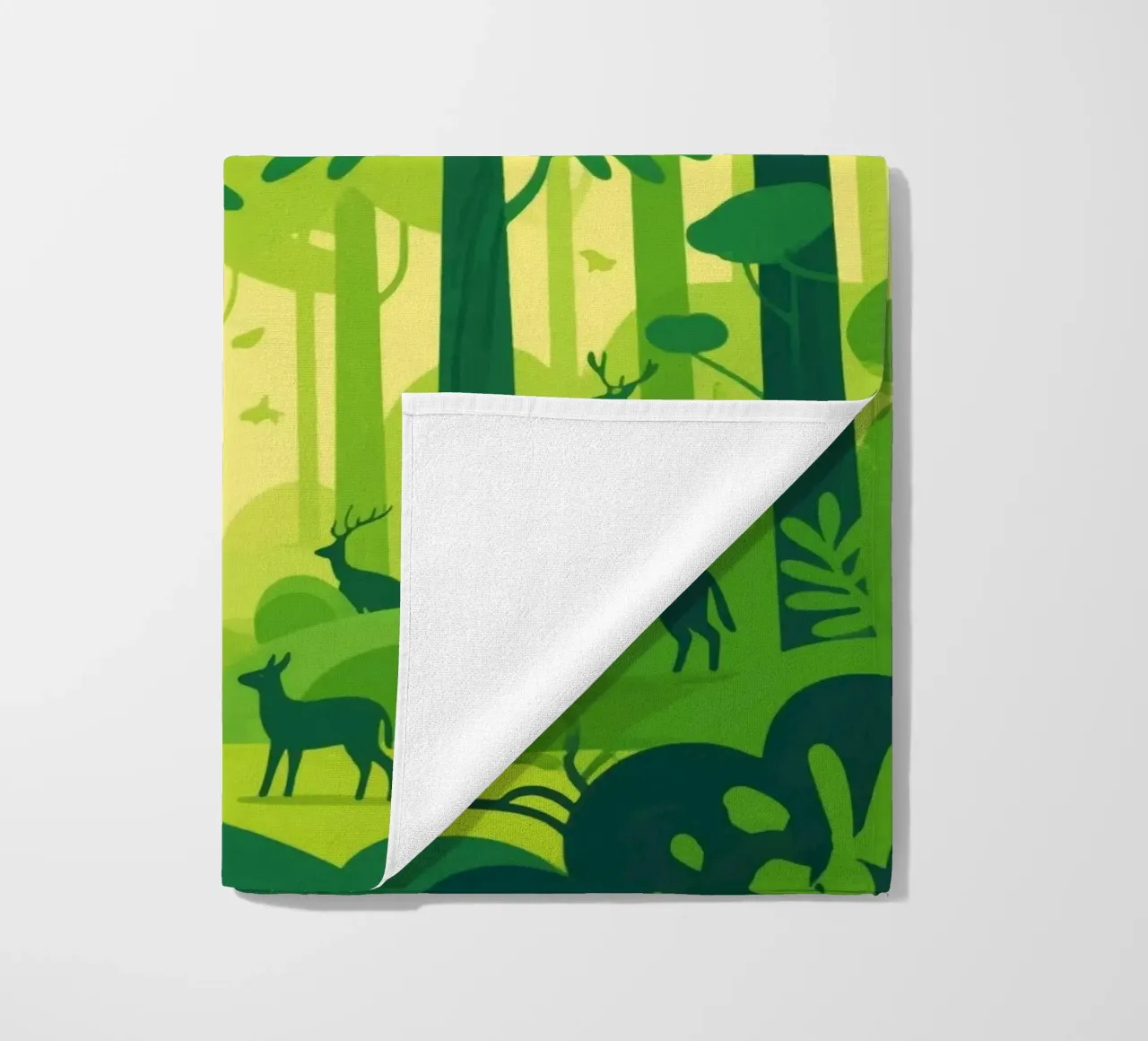 Foresta di animali telo mare da knowledge