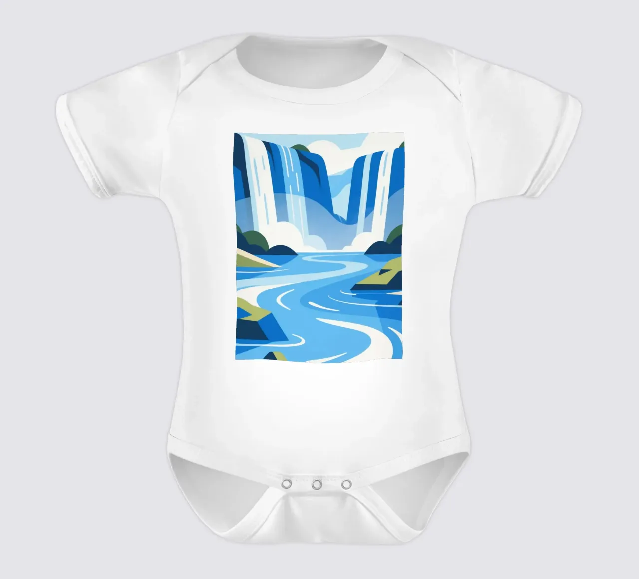 cascata body neonato maniche corte da knowledge