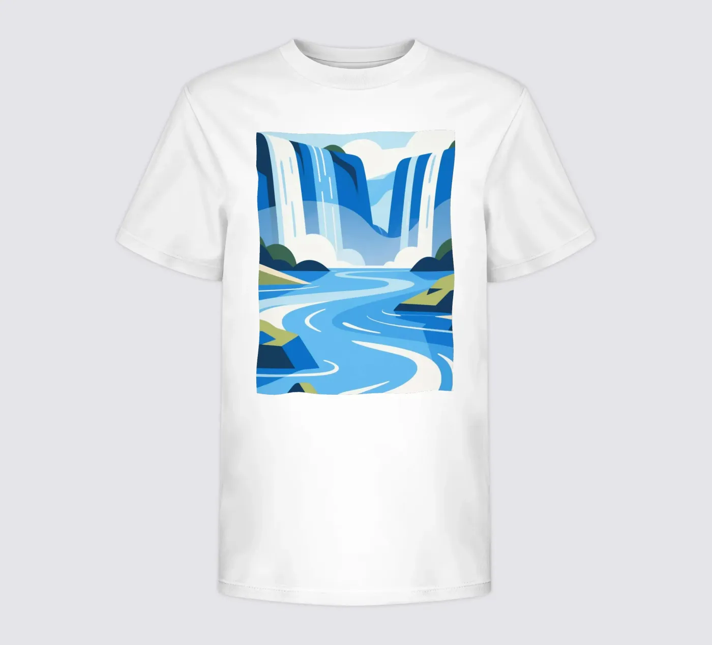 cascata t-shirt bambini da knowledge