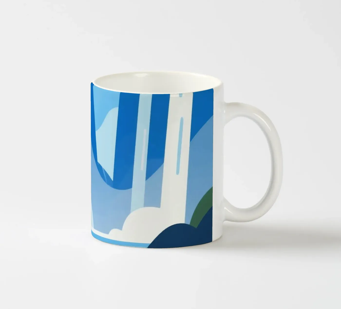 waterfall ceramic mug by knowledge