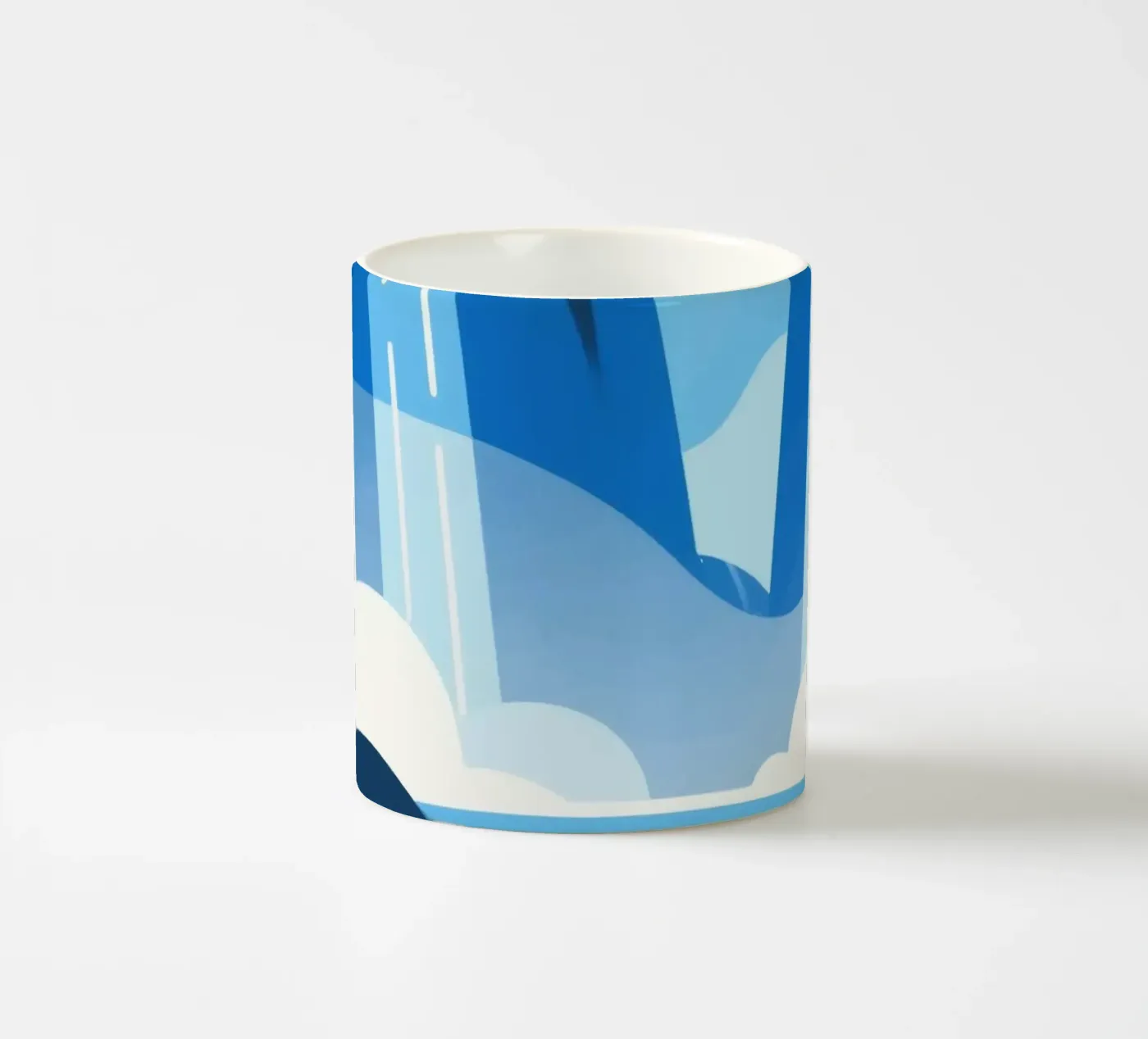 waterfall ceramic mug by knowledge