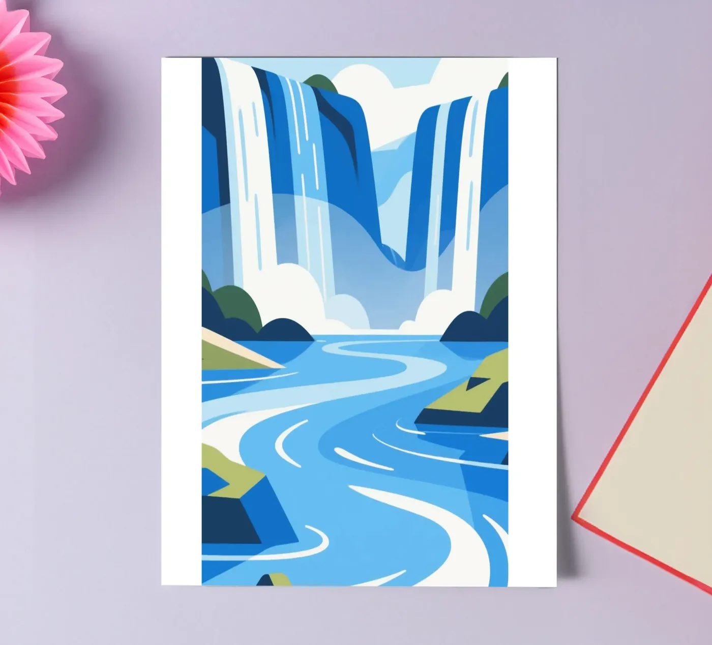 waterfall sticker sheet by knowledge