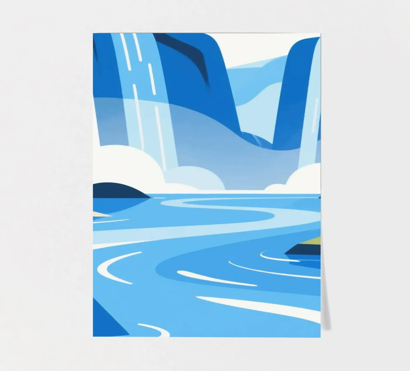 waterfall sticker sheet by knowledge