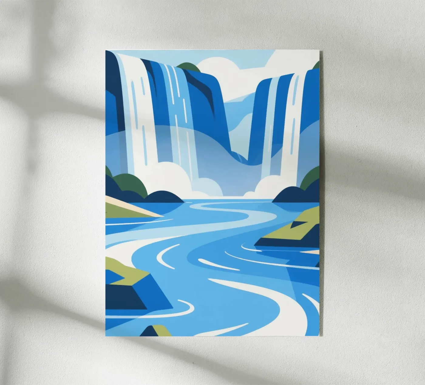 waterfall plexiglass da knowledge