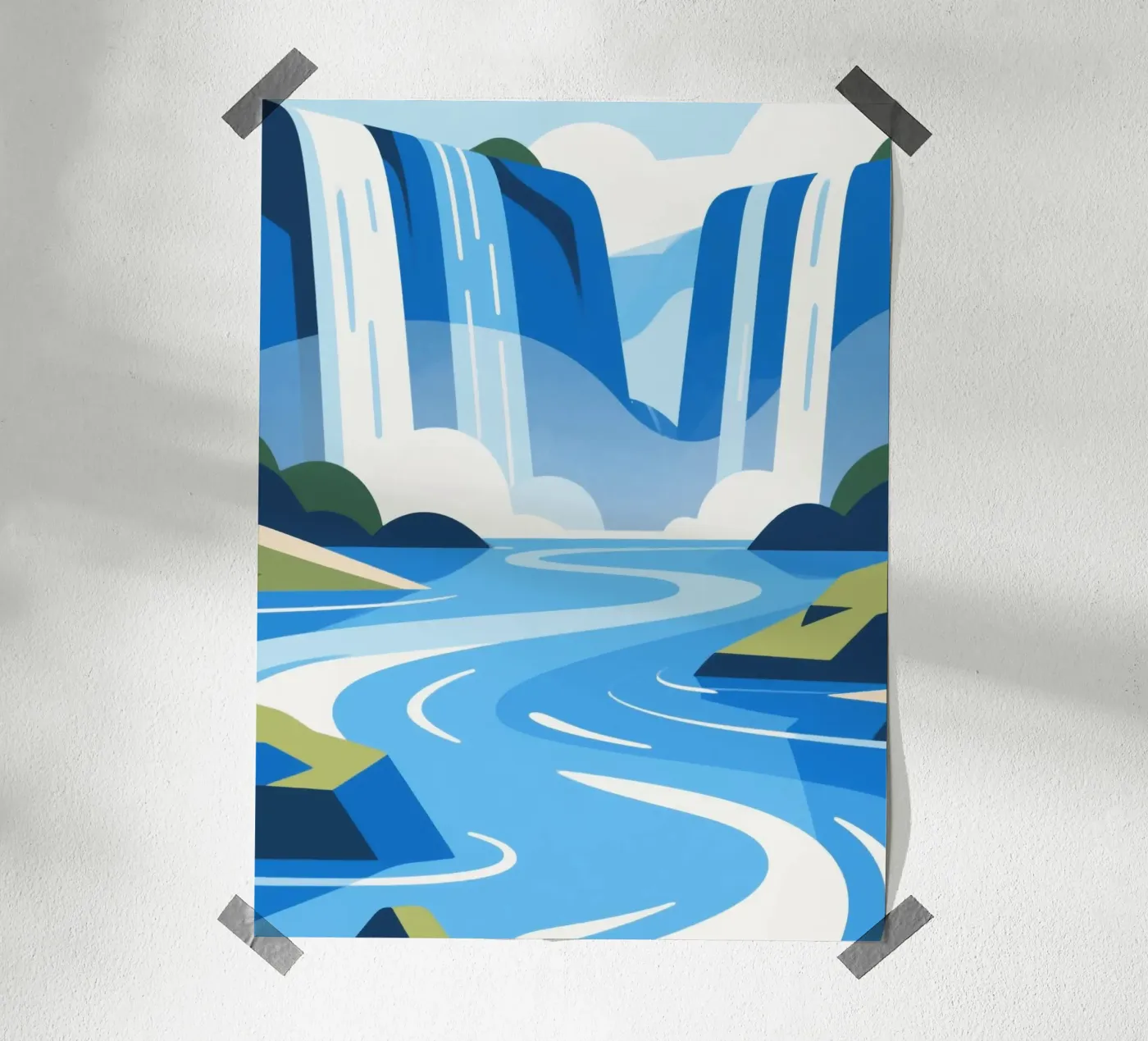 waterfall Poster von knowledge