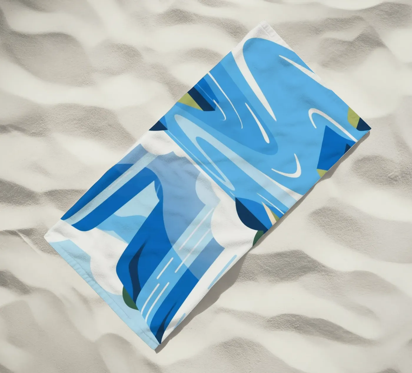 waterval strandhanddoek van knowledge