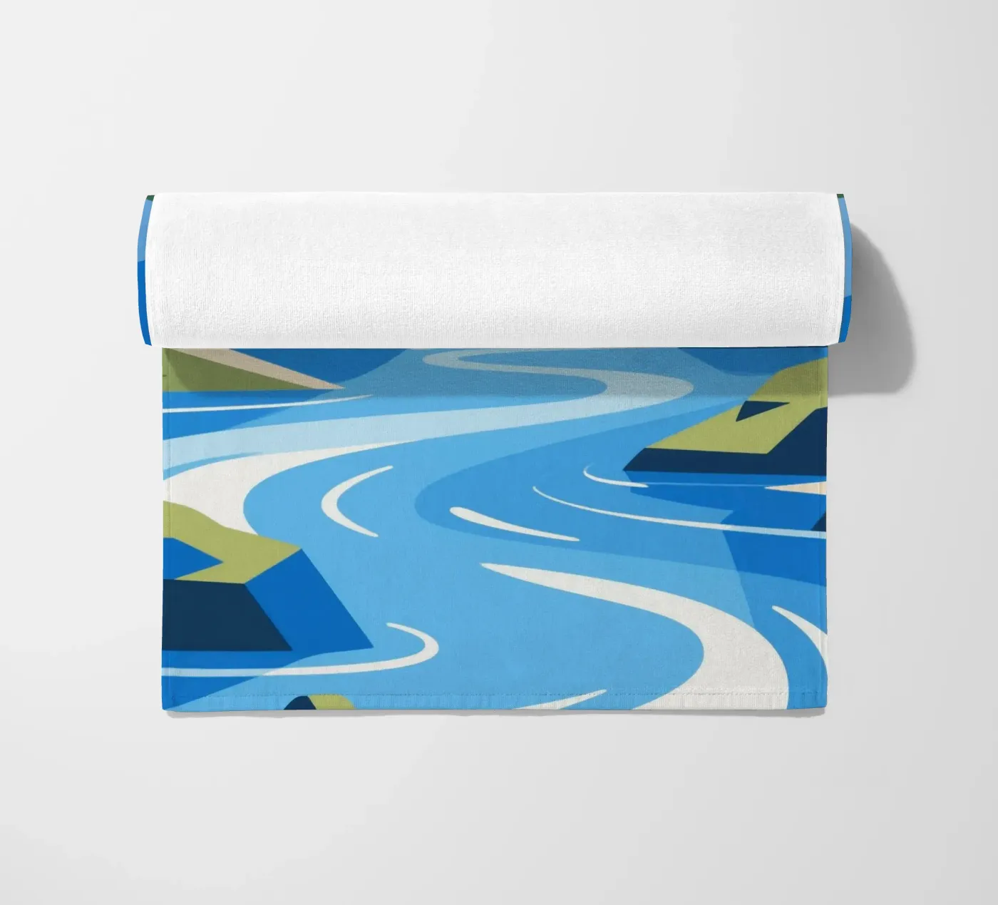 waterval strandhanddoek van knowledge