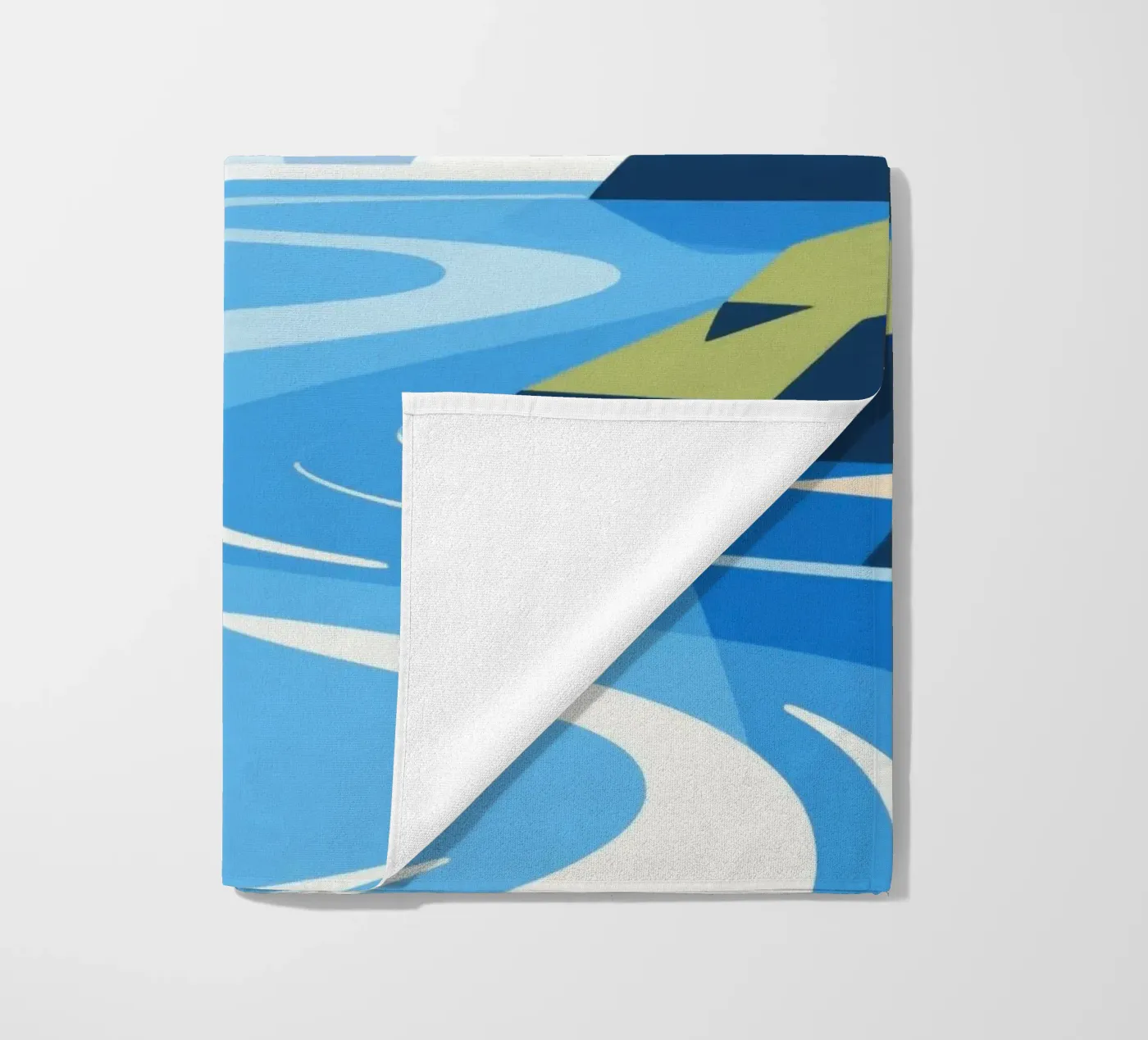 waterval strandhanddoek van knowledge