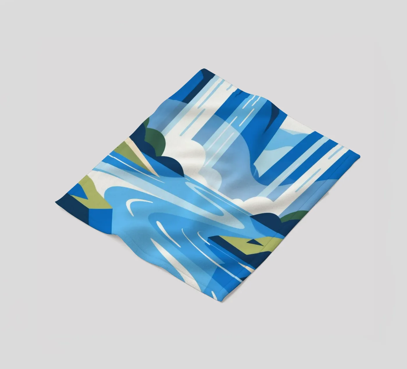 waterfall Fleecedecke von knowledge