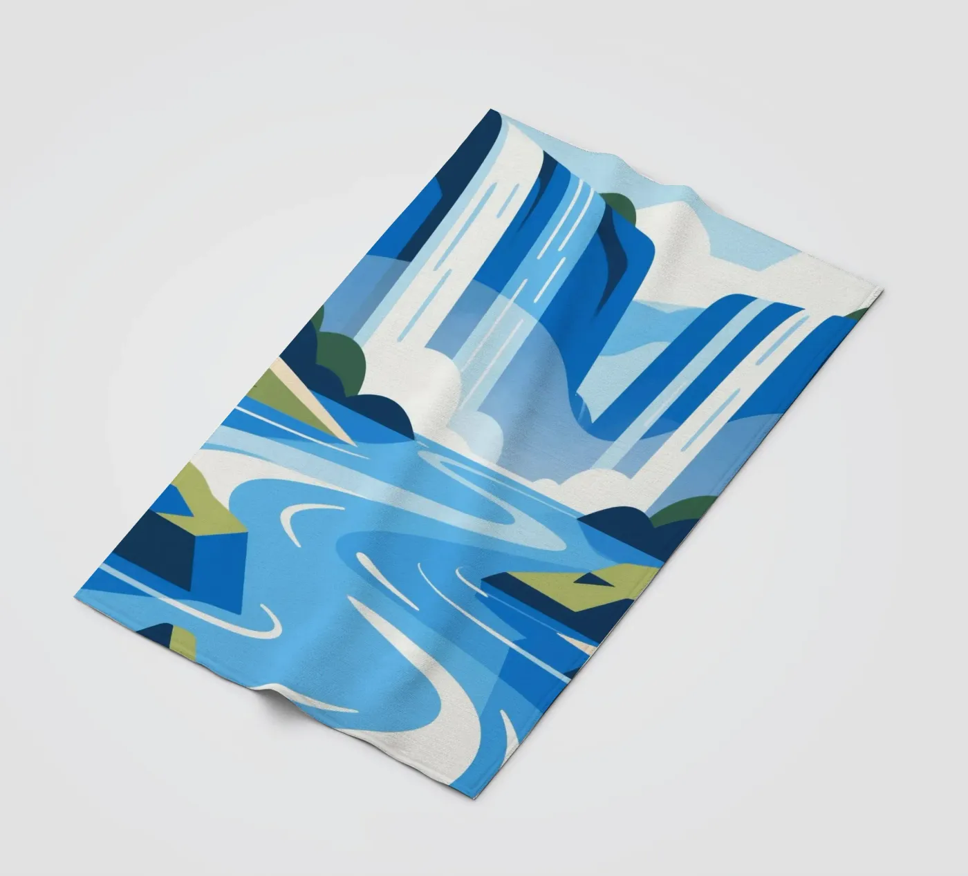waterfall Fleecedecke von knowledge