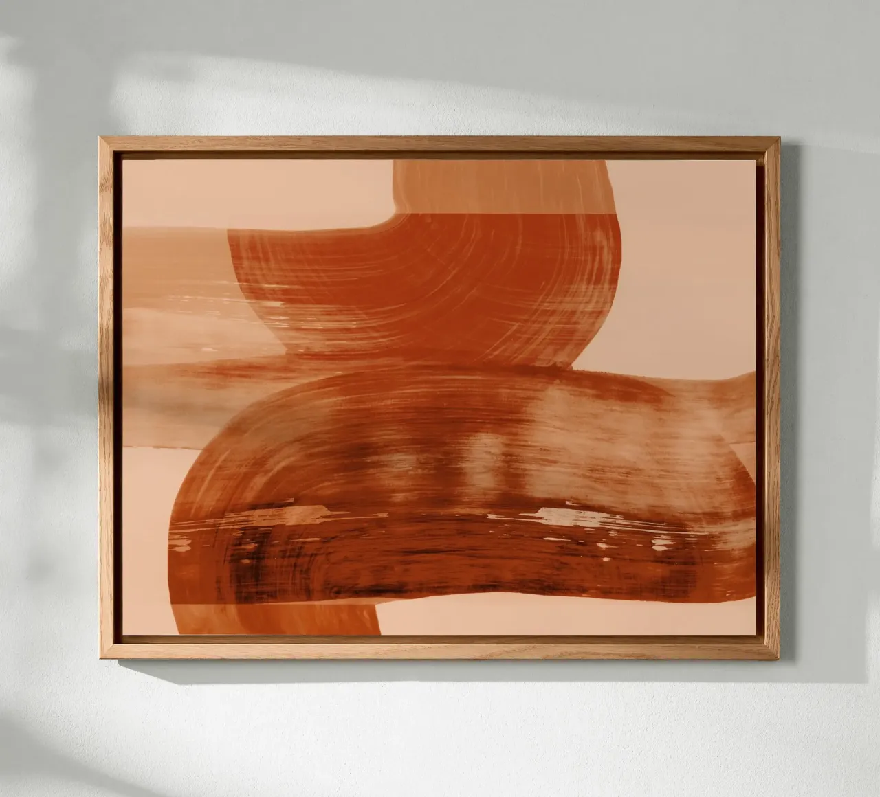 abstract shapes autumn orange alluminio dibond da IRIS LEHNHARDT FINE ART