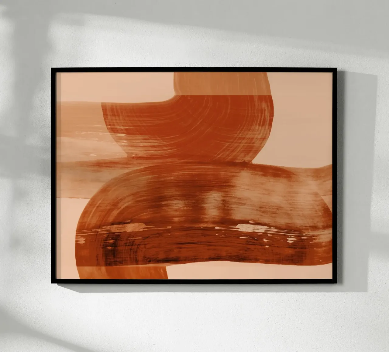 abstract shapes autumn orange carta hahnemühle da IRIS LEHNHARDT FINE ART