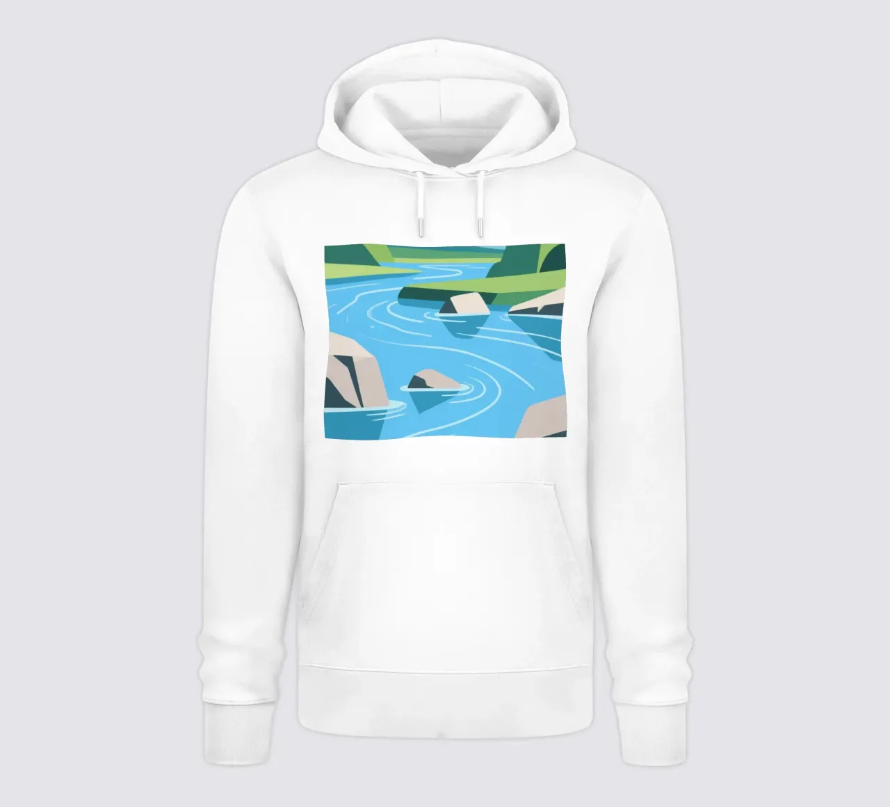 Fiume felpa con cappuccio da knowledge
