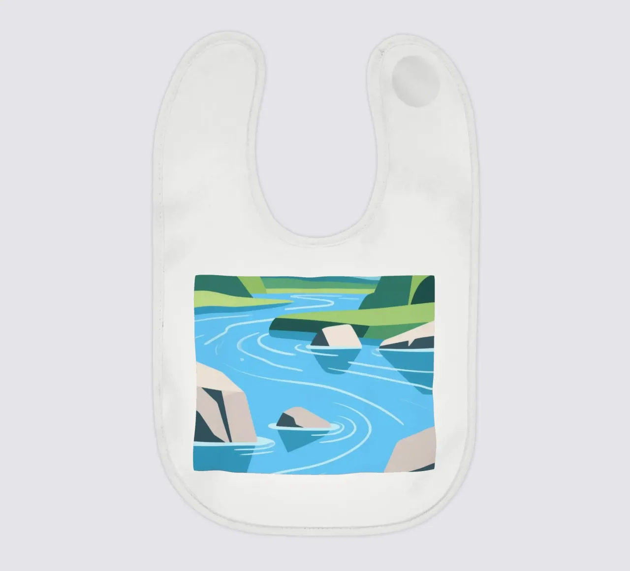 Rivier baby slabbetje van knowledge