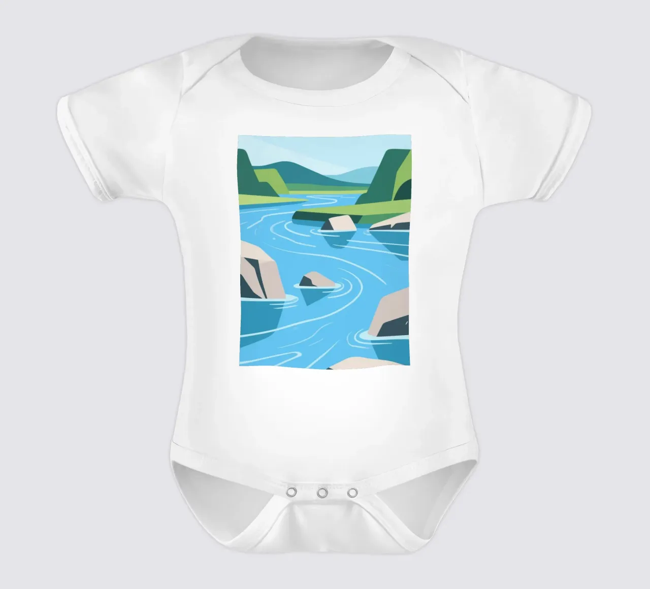 Fiume body neonato maniche corte da knowledge
