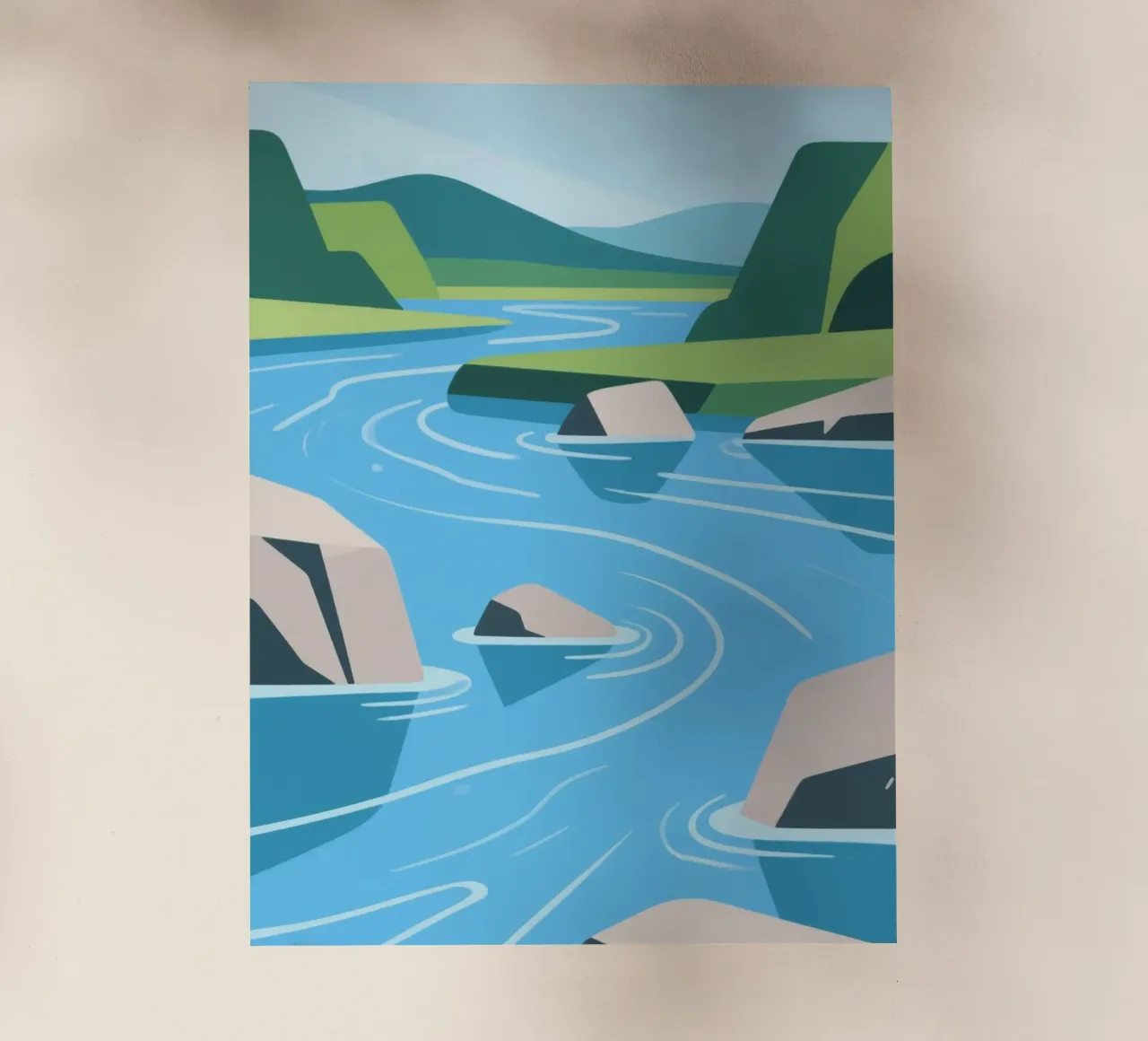 Fiume pellicola backlit da knowledge