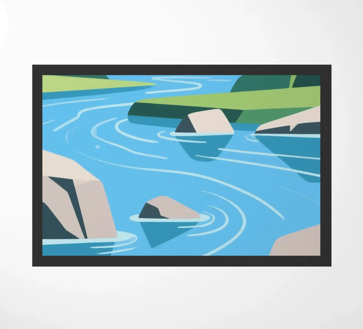 Fluss Fußmatte von knowledge