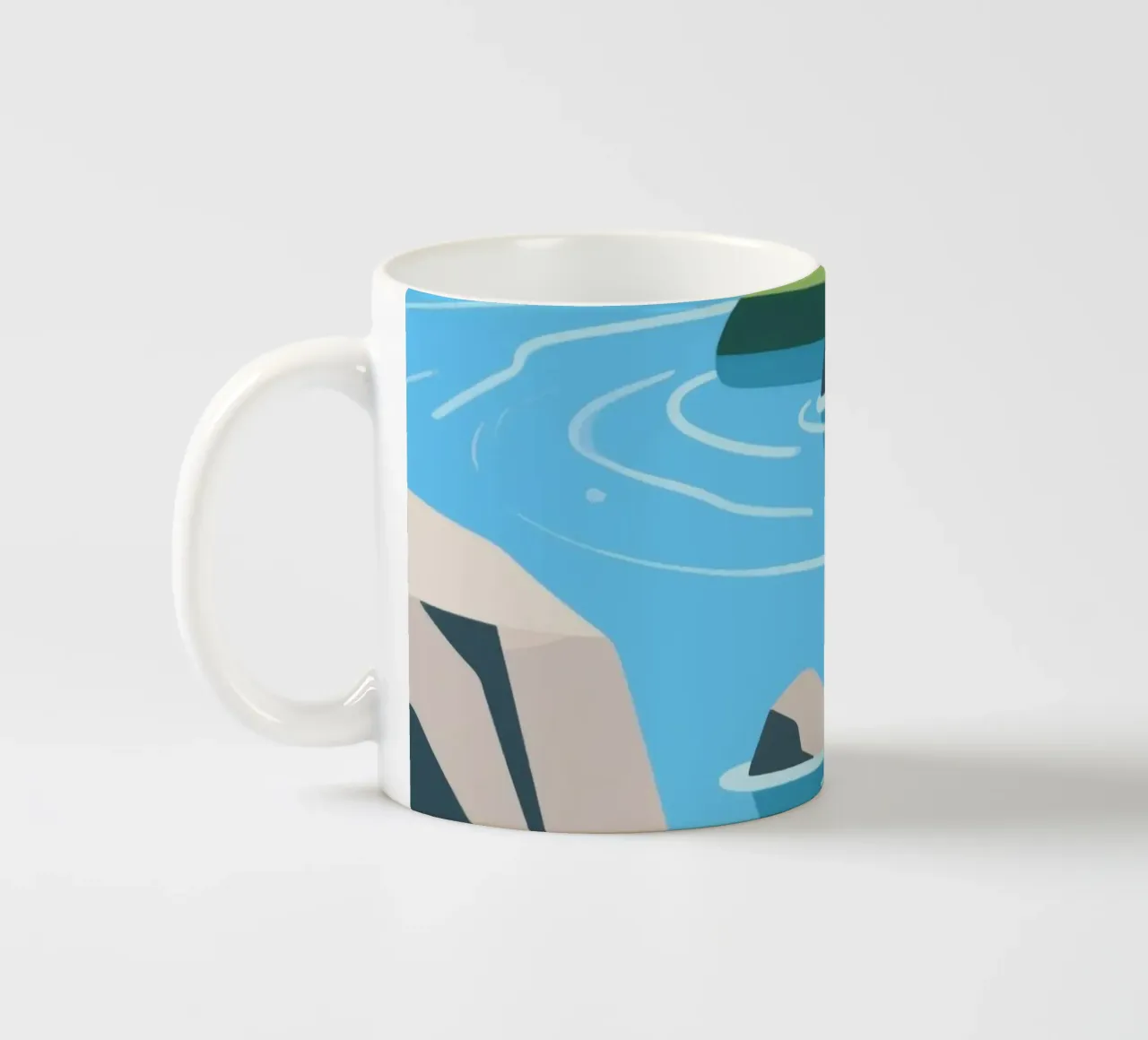 Fiume tazza in ceramica da knowledge