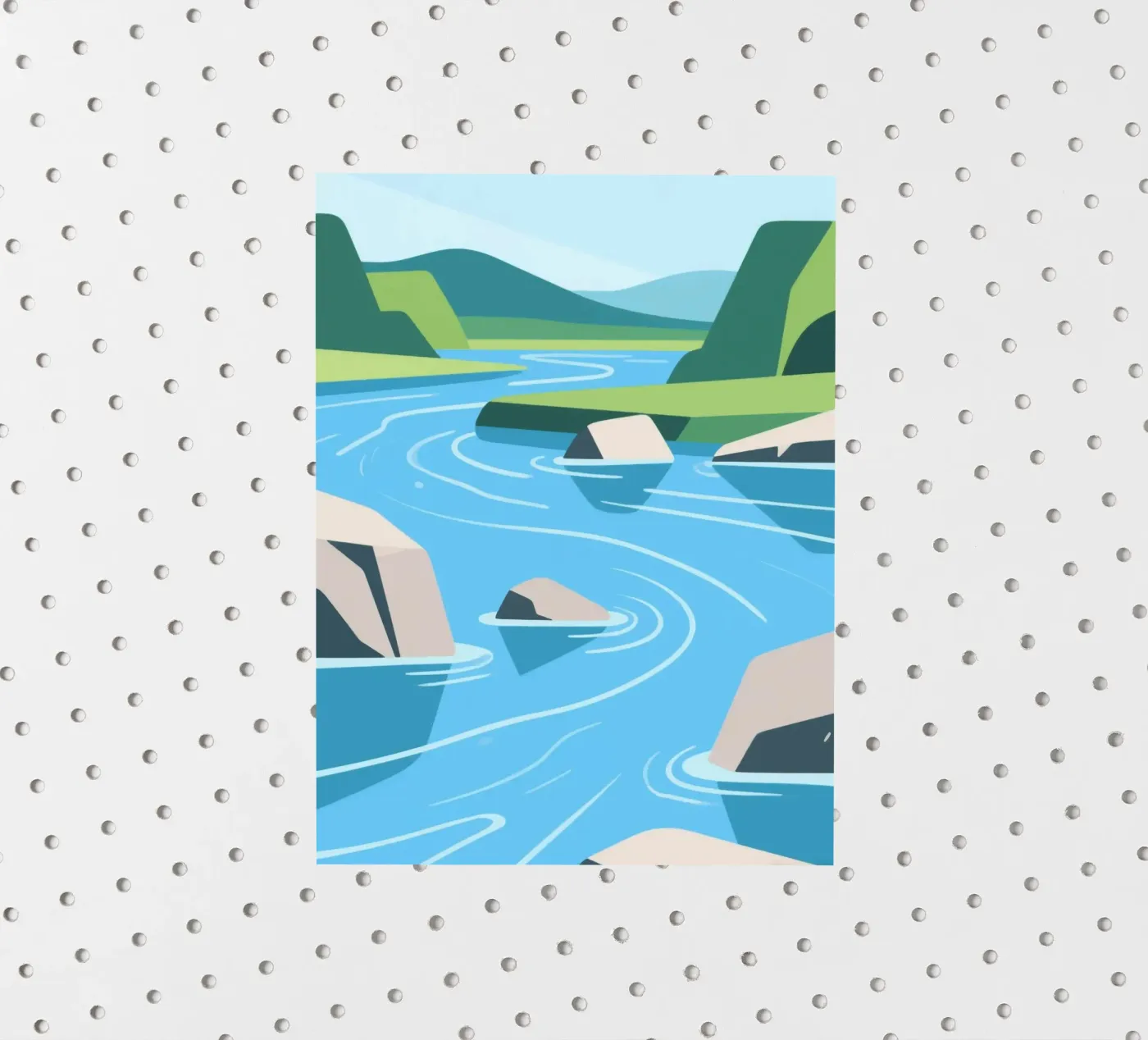River sticker by knowledge