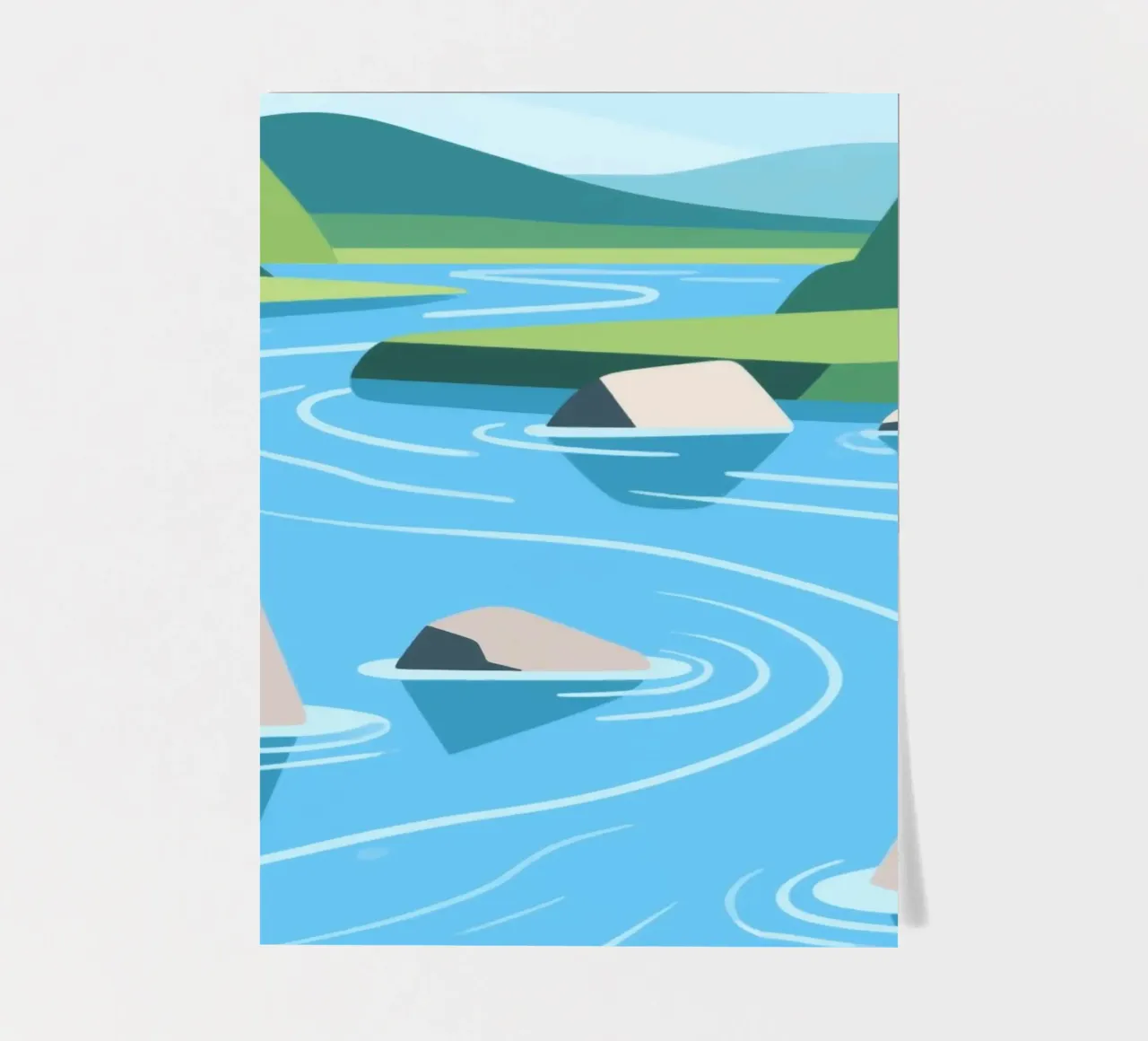 River sticker sheet by knowledge