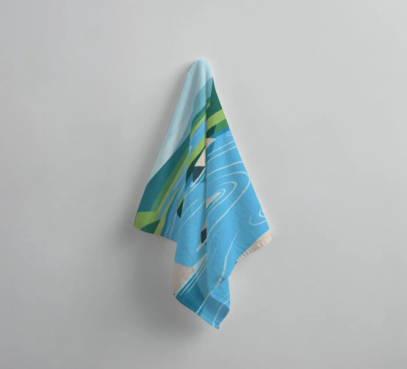 Rivier badhanddoek van knowledge