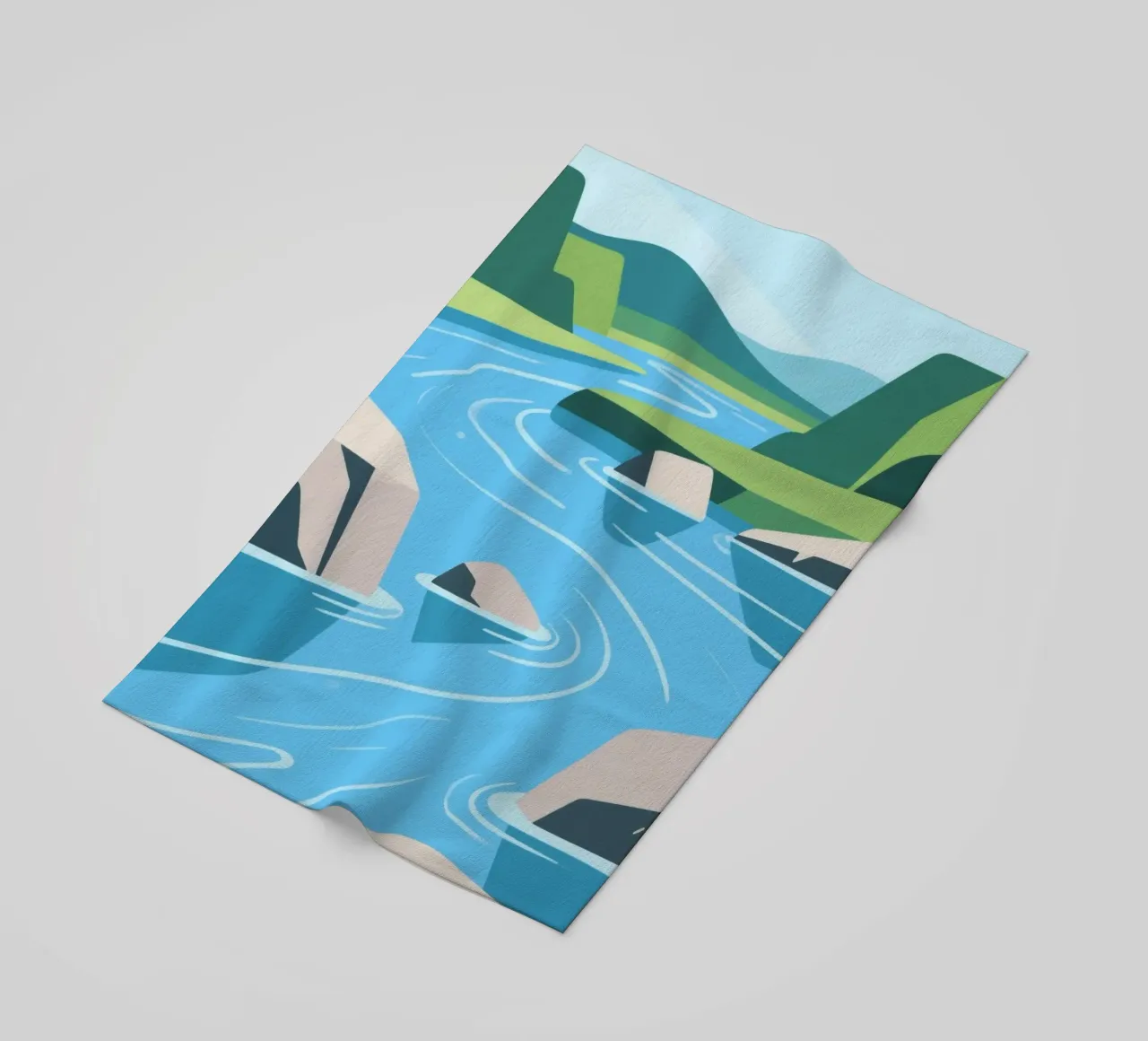 Fiume telo mare da knowledge