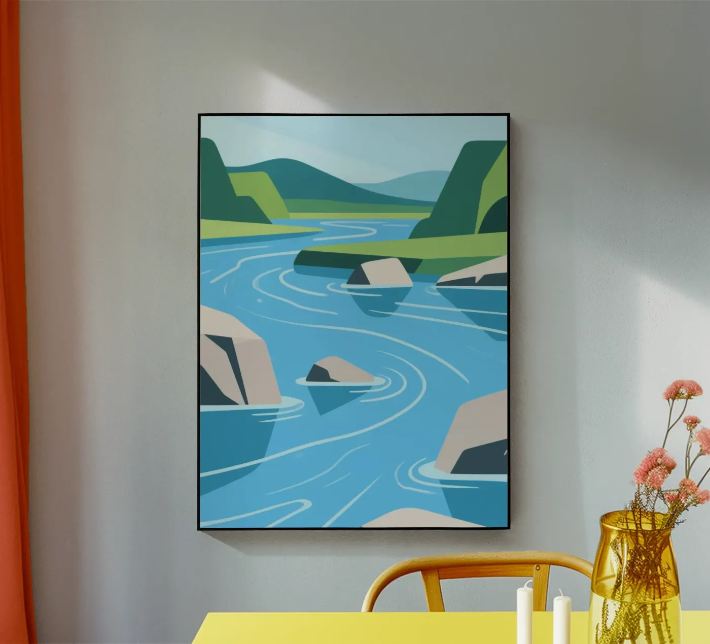 River Acryl-Glas von knowledge