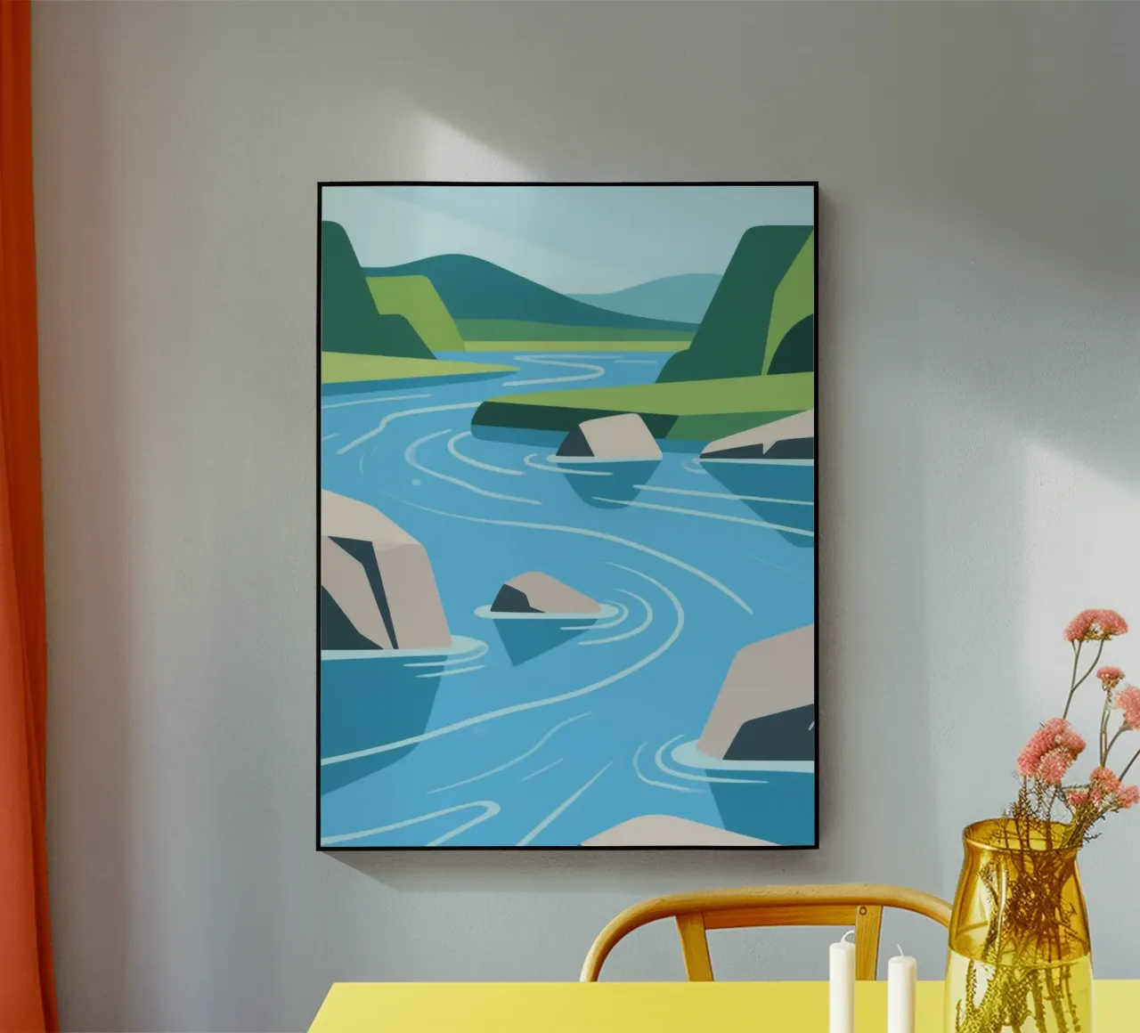 Fluss Acryl-Glas von knowledge