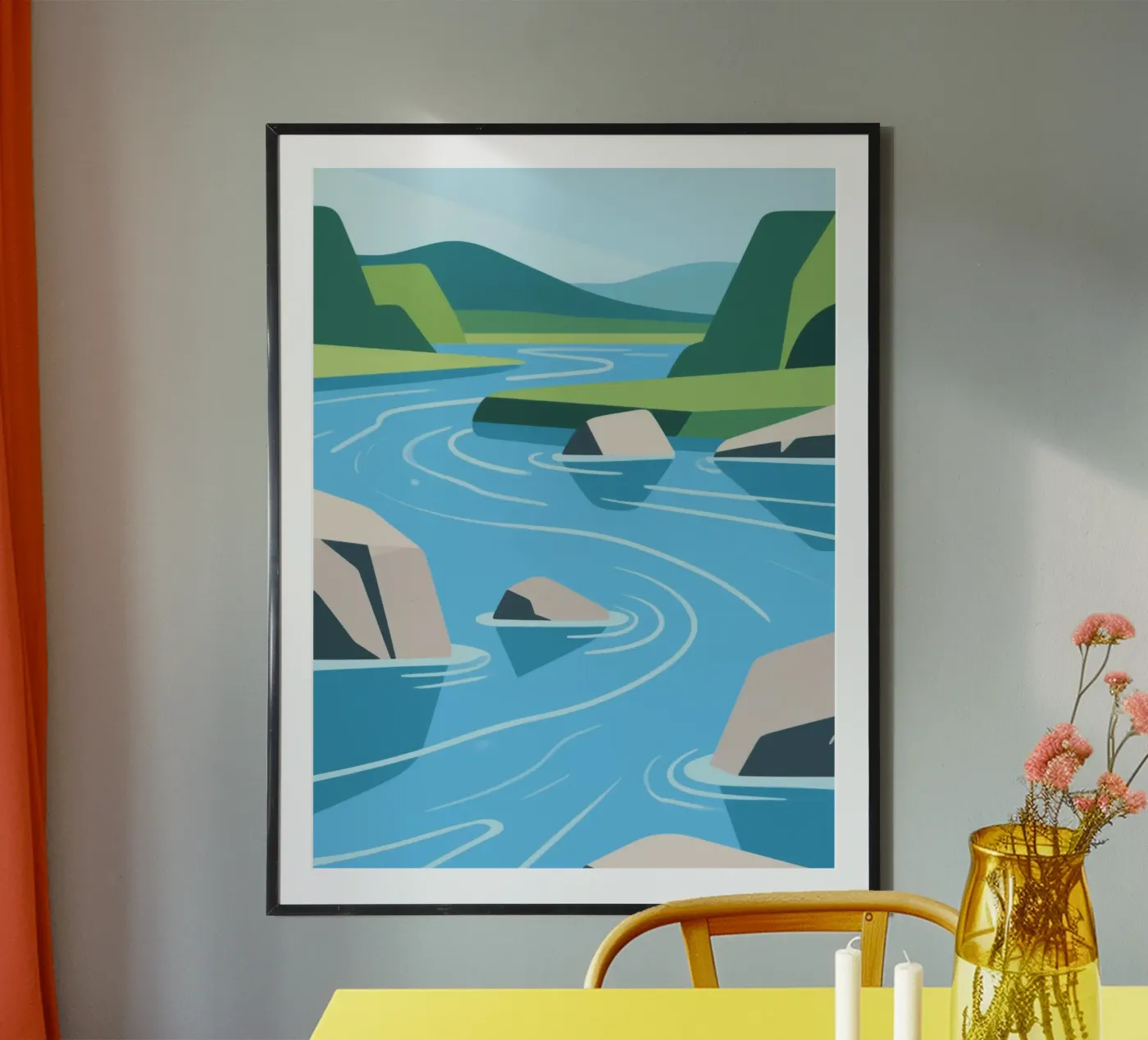 River poster by knowledge