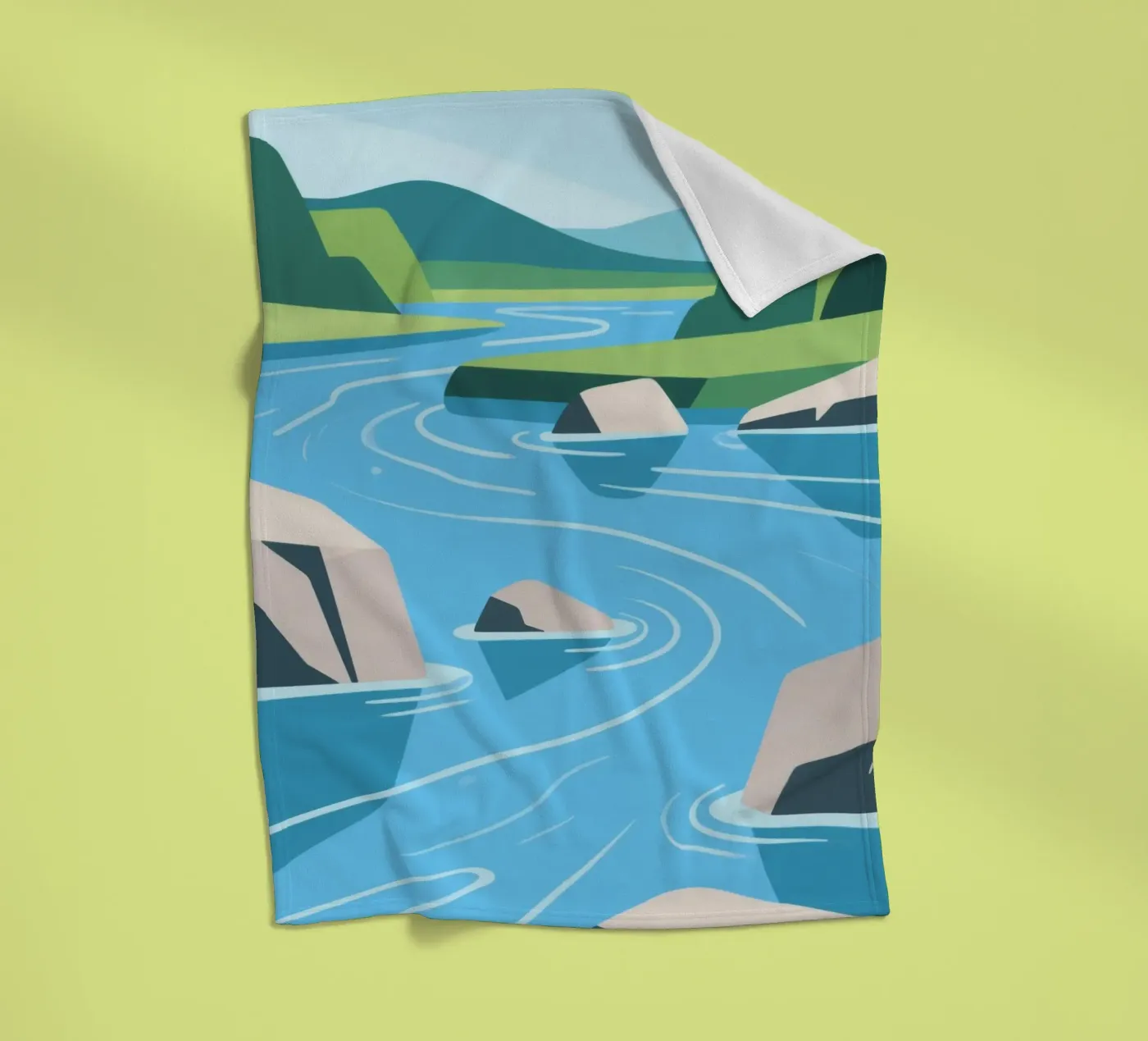 Rivier fleecedeken van knowledge