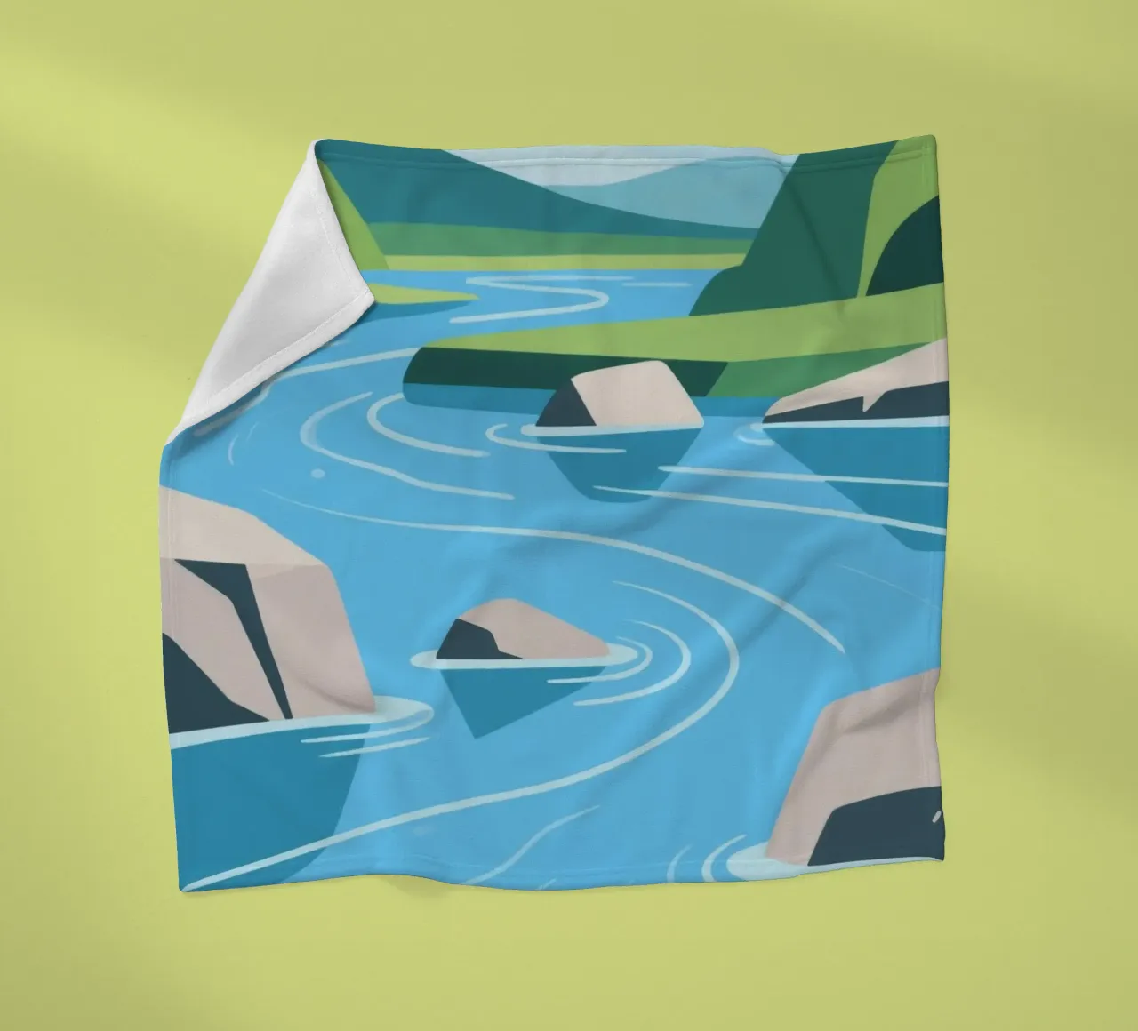 Rivier fleecedeken van knowledge