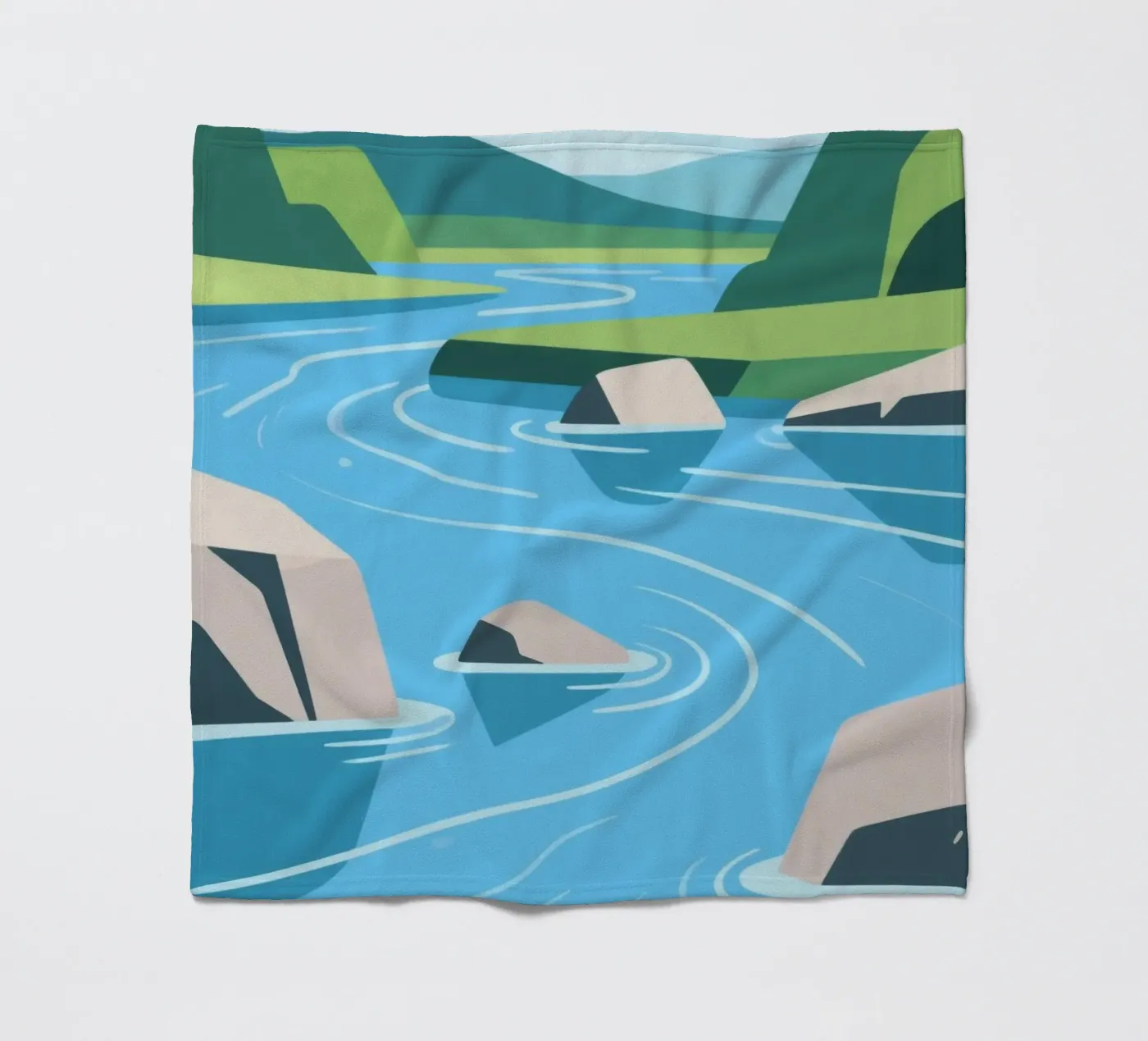 Rivier fleecedeken van knowledge