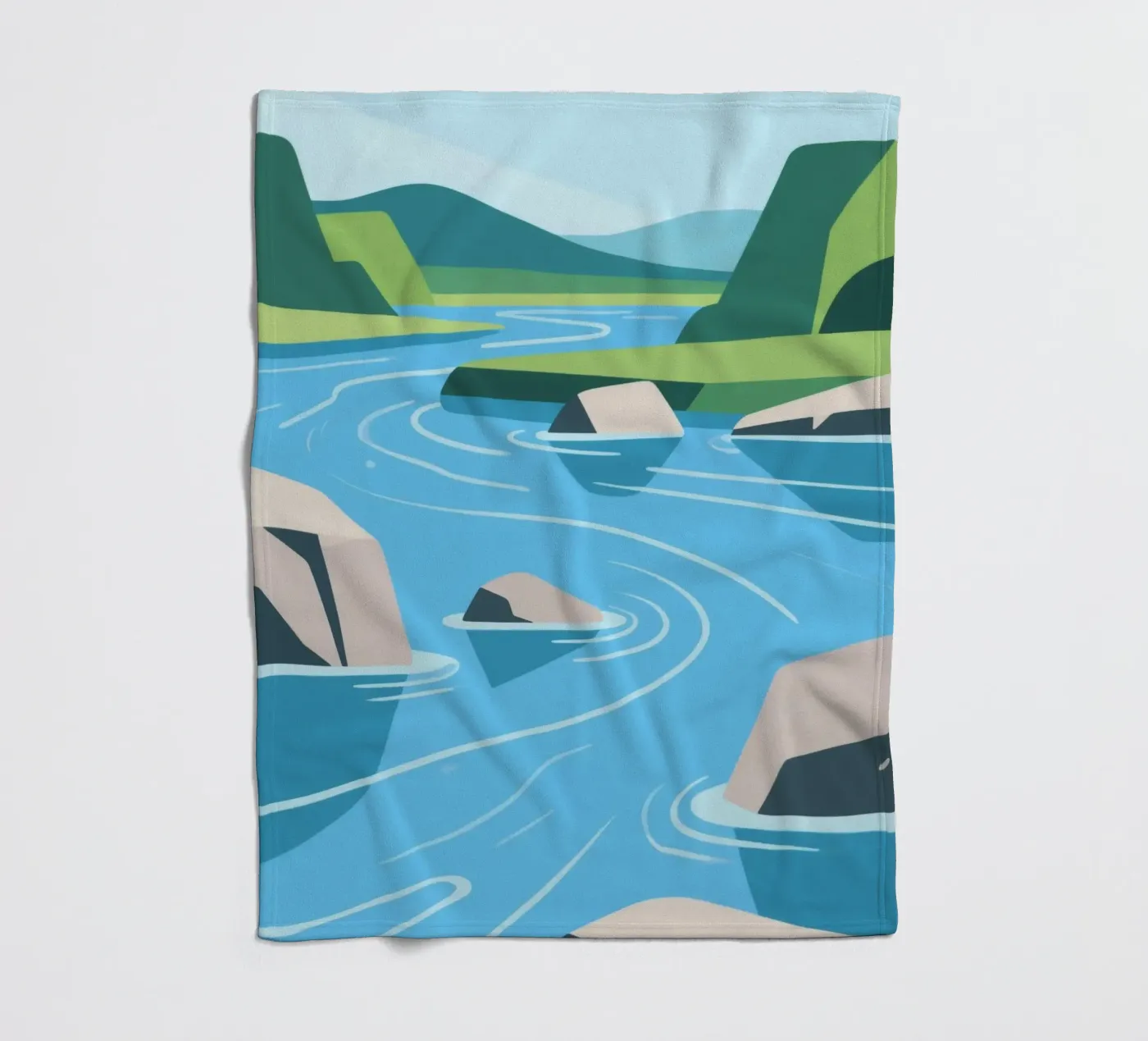 Rivier fleecedeken van knowledge