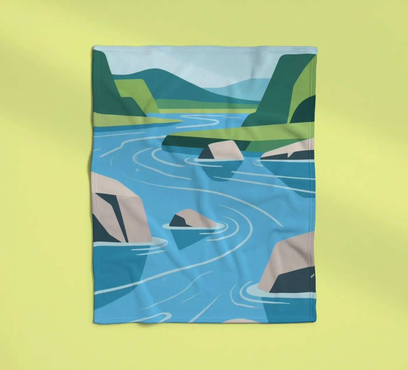 Rivier fleecedeken van knowledge