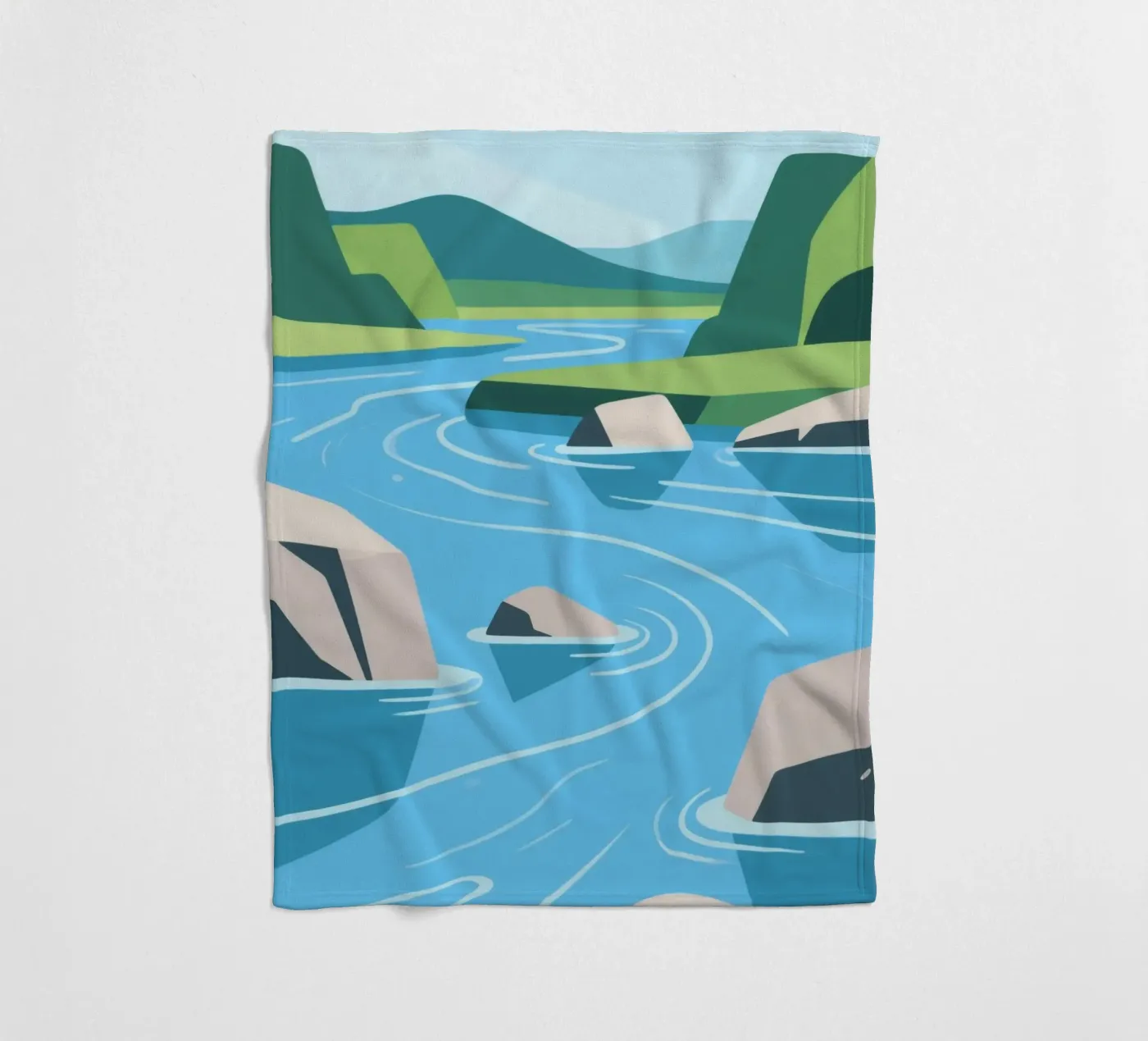 Rivier fleecedeken van knowledge