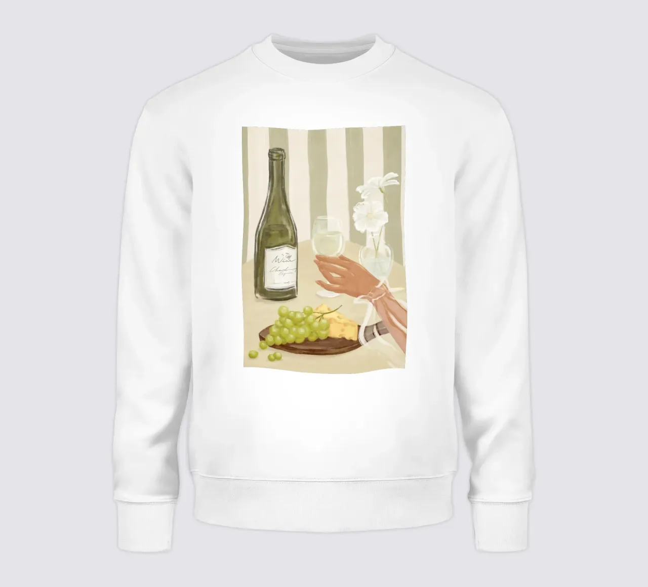 È tempo di stampare il vino felpa da Lonnieprints
