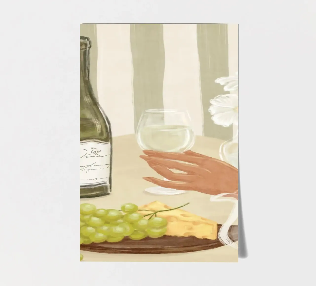 Time for Wine Print sticker sheet by Lonnieprints