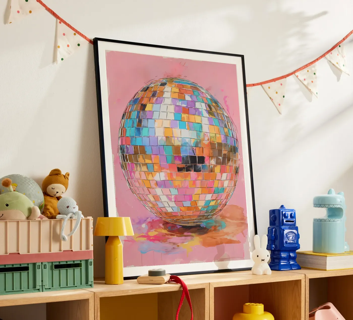 Disco Ball poster by IamHomeStudio