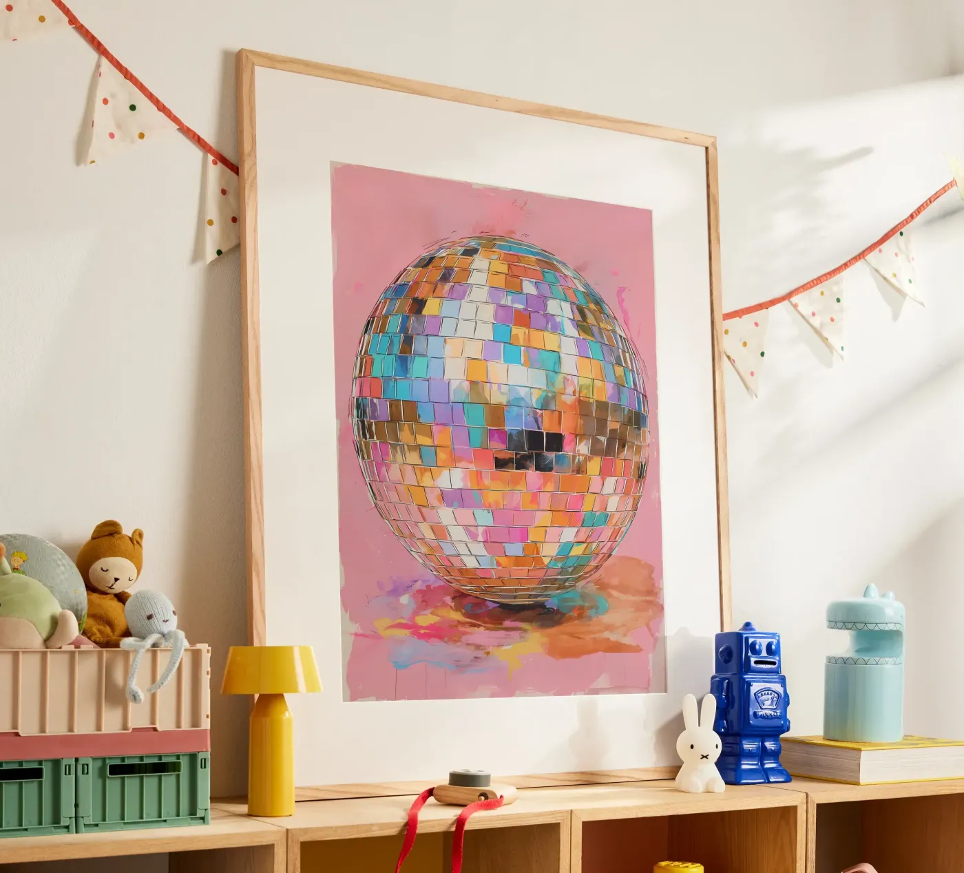 Disco Ball poster by IamHomeStudio